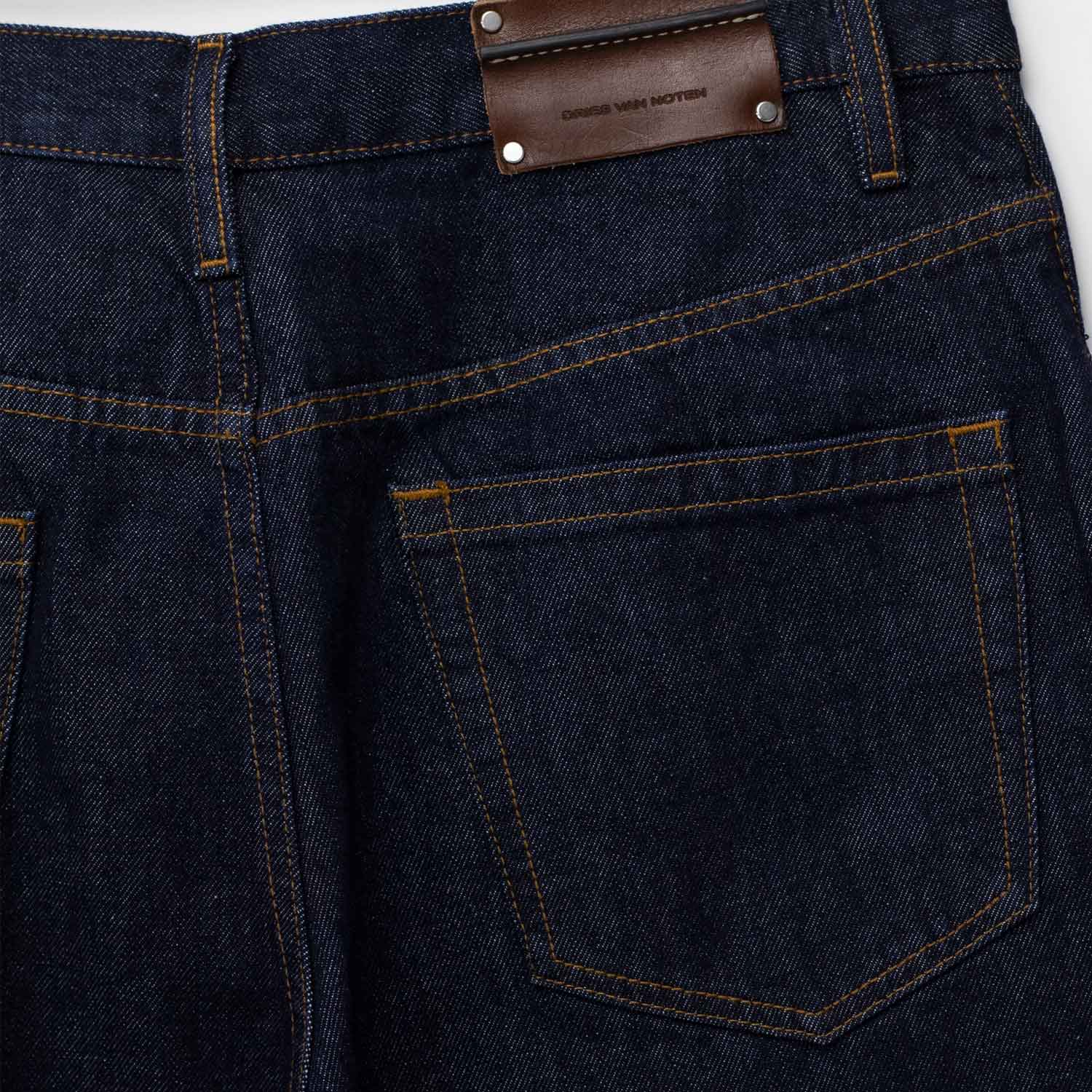 Dries Van noten PINE DENIM 3384 PANTS, Indigo - Image 3