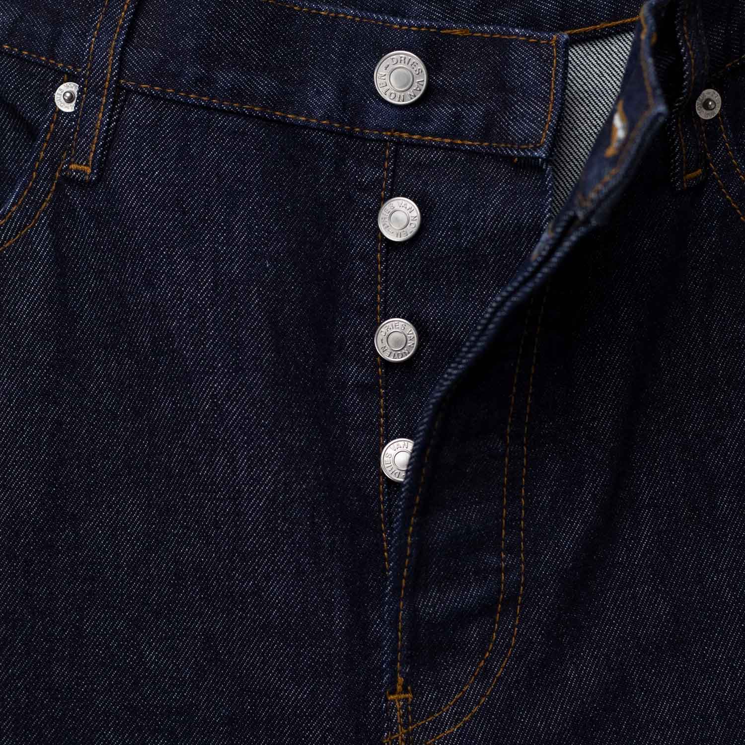 Dries Van noten PINE DENIM 3384 PANTS, Indigo - Image 4