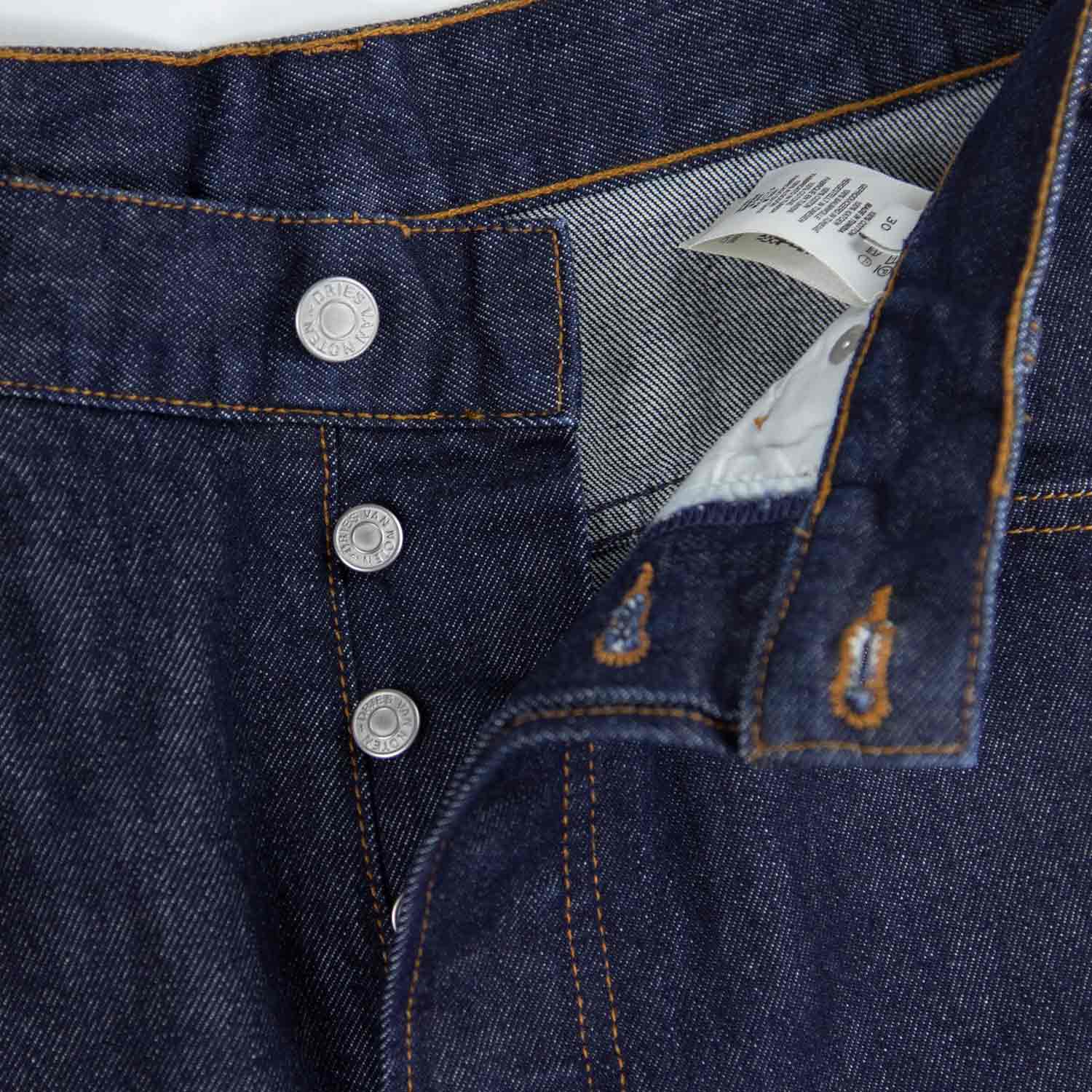 Dries Van Noten PINE DENIM 2380 PANTS, Indigo - Image 3