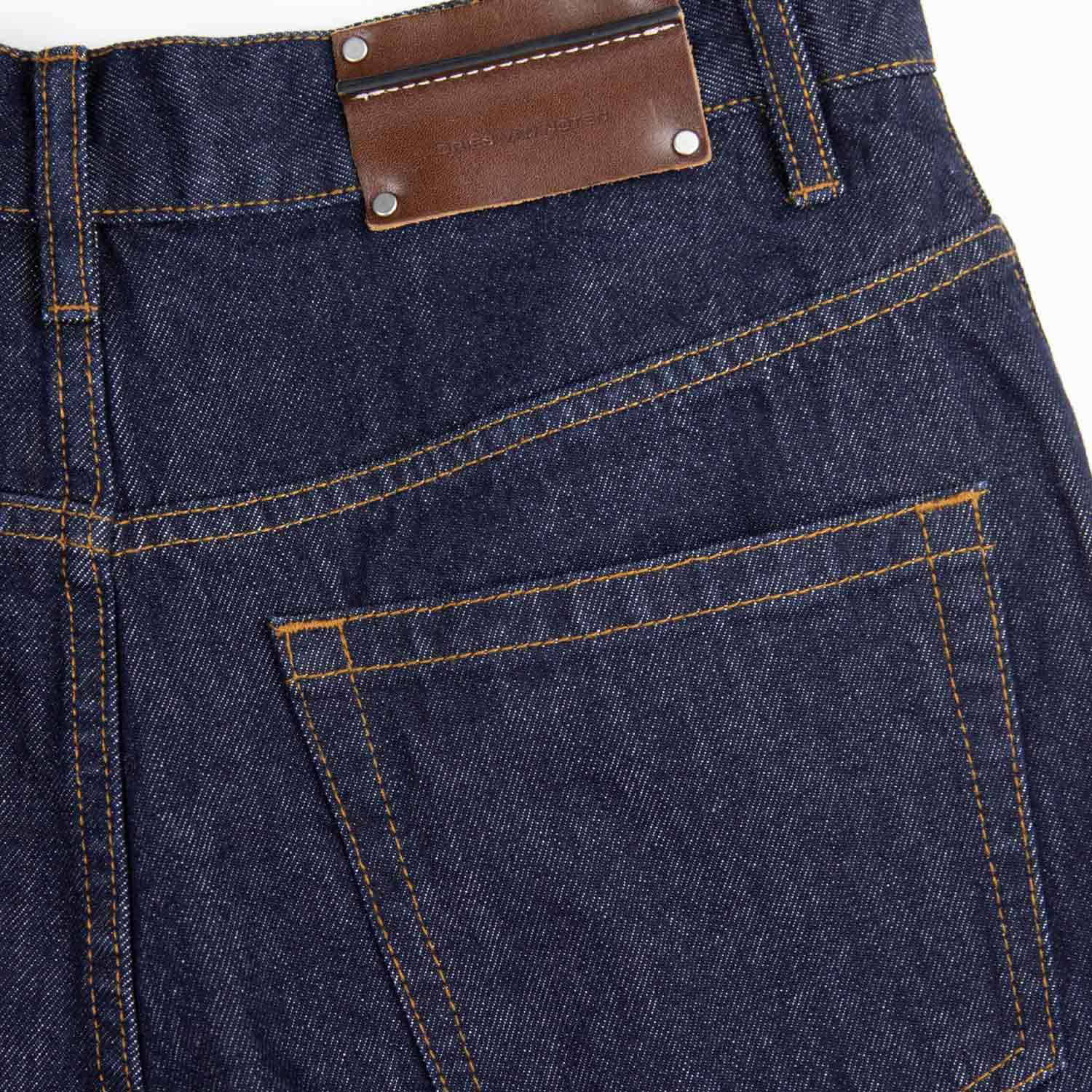 Dries Van Noten PINE DENIM 2380 PANTS, Indigo - Image 4