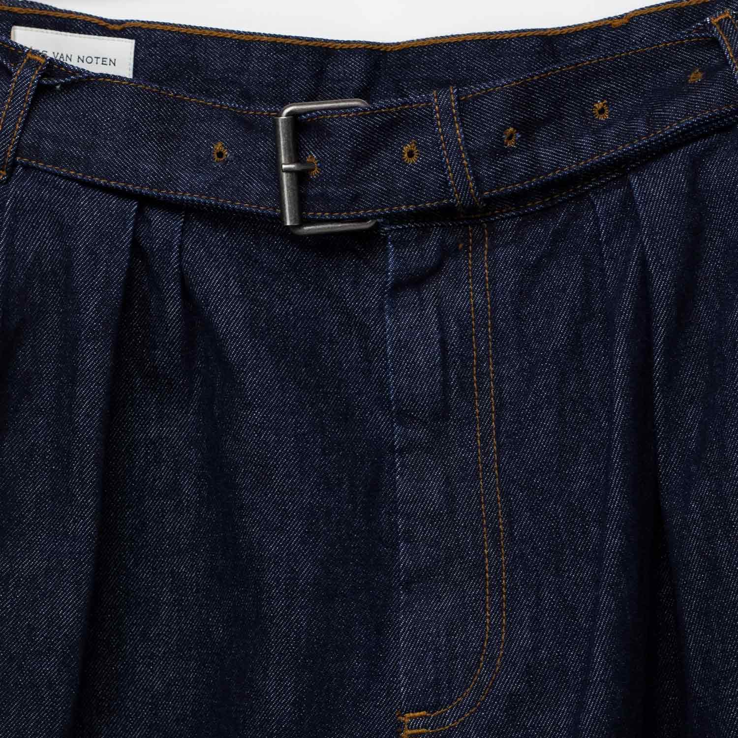 Dries Van Noten PREACHES DENIM SHORTS 3384, Indigo - Image 3