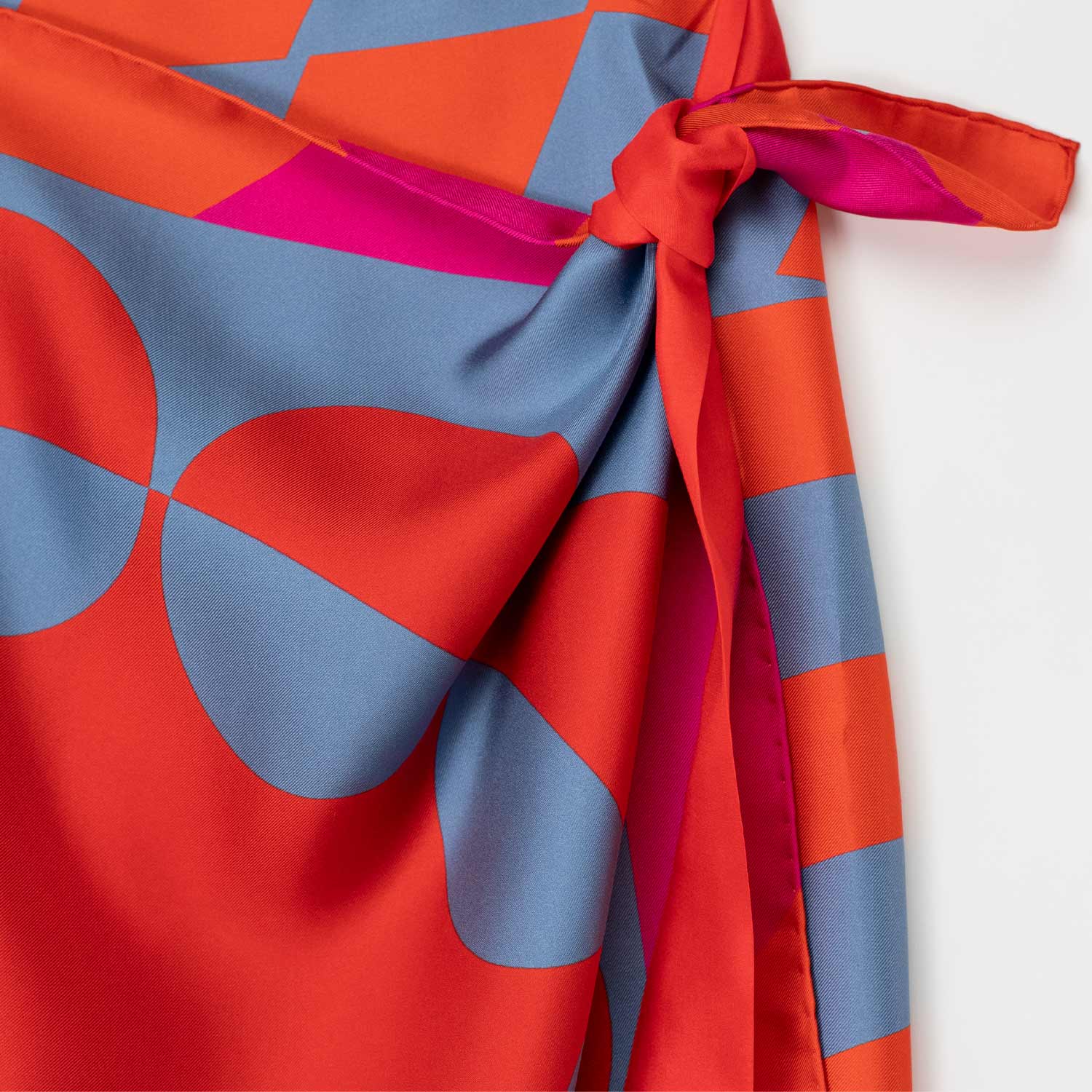 Dries Van Noten 3059 WRAP SCARF-SKIRT, Dessin A - Image 2