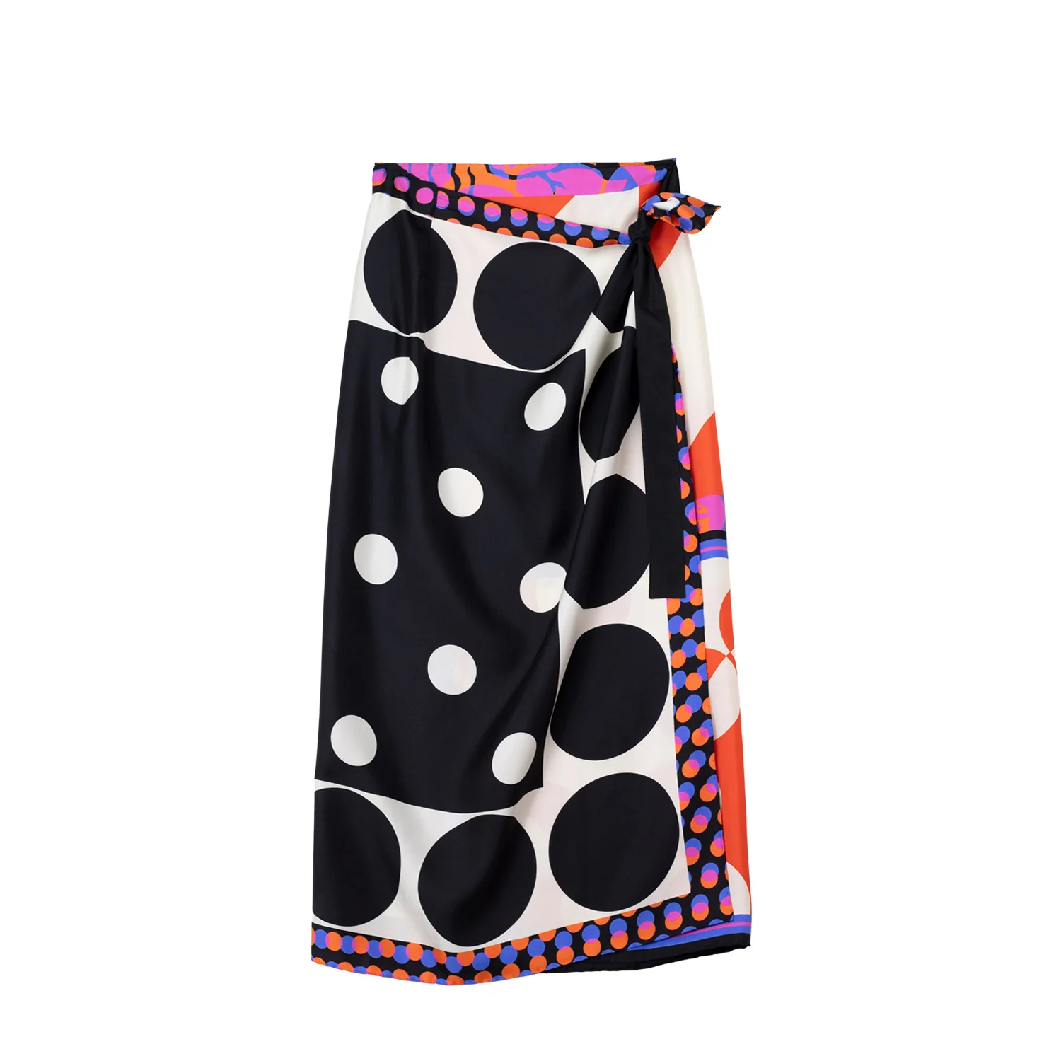 Dries Van Noten 3060 LONG WRAP SCARF-SKIRT, Dessin A
