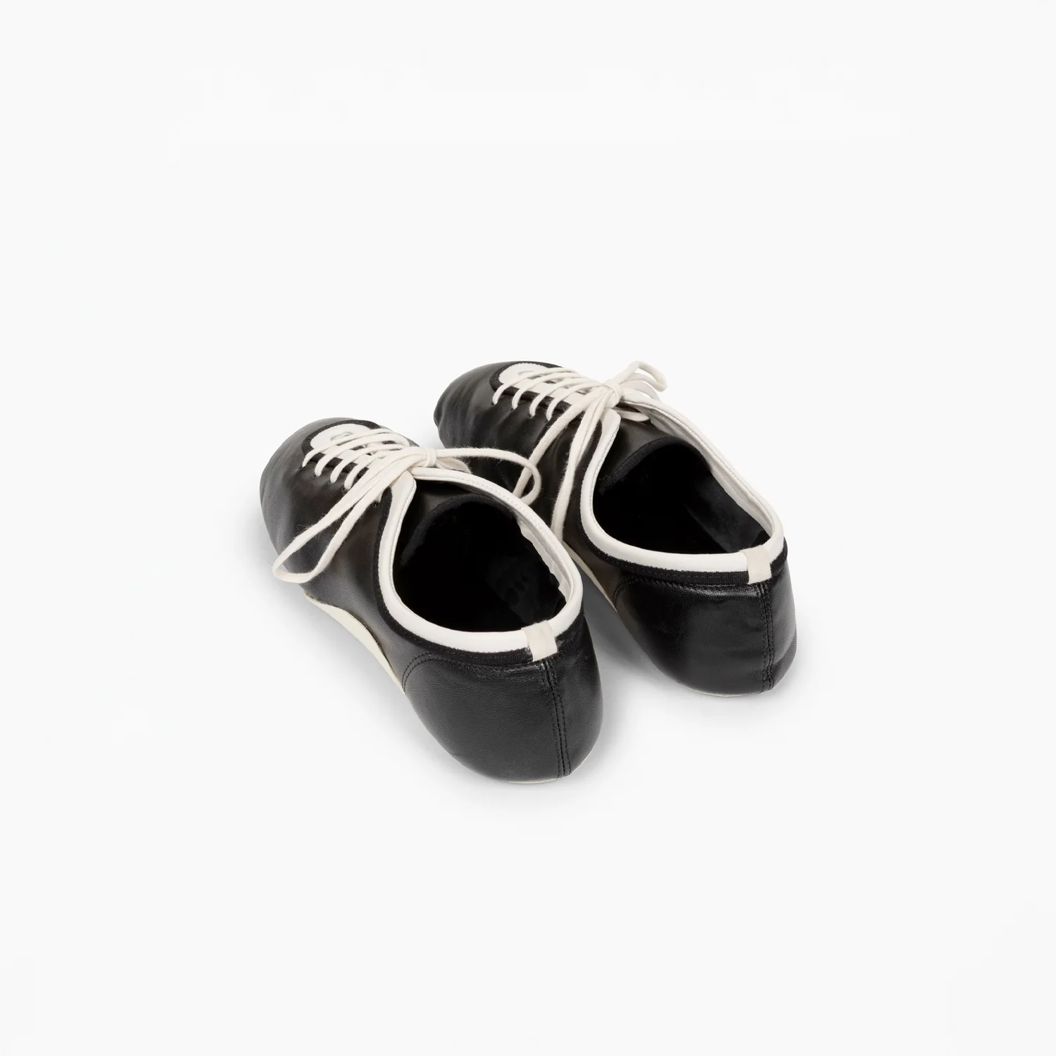 Dries Van Noten WS261-1002 LEATHER BALLERINA SNEAKER, Black - Image 3