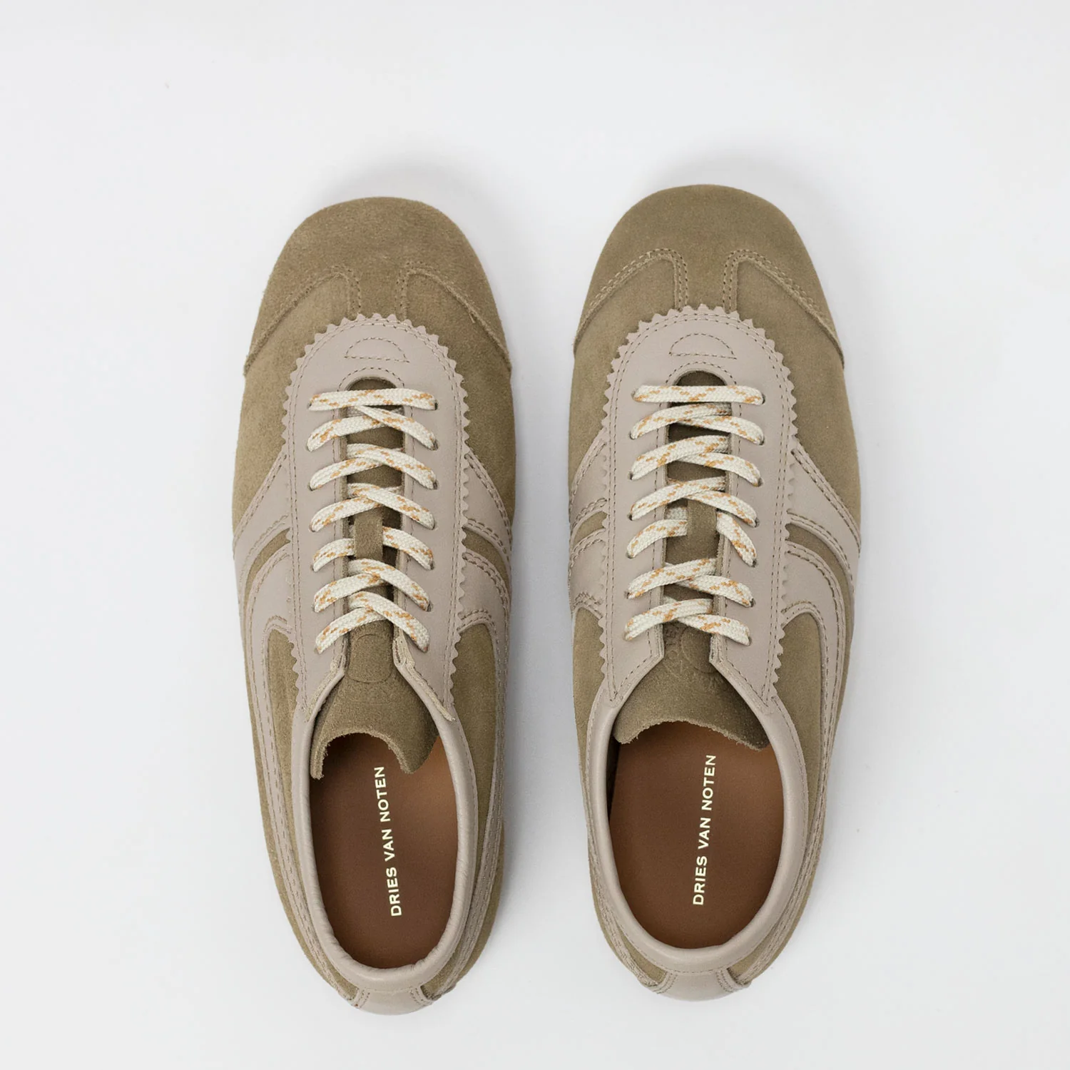 Dries Van Noten SUEDE SNEAKERS, Beige - Image 2