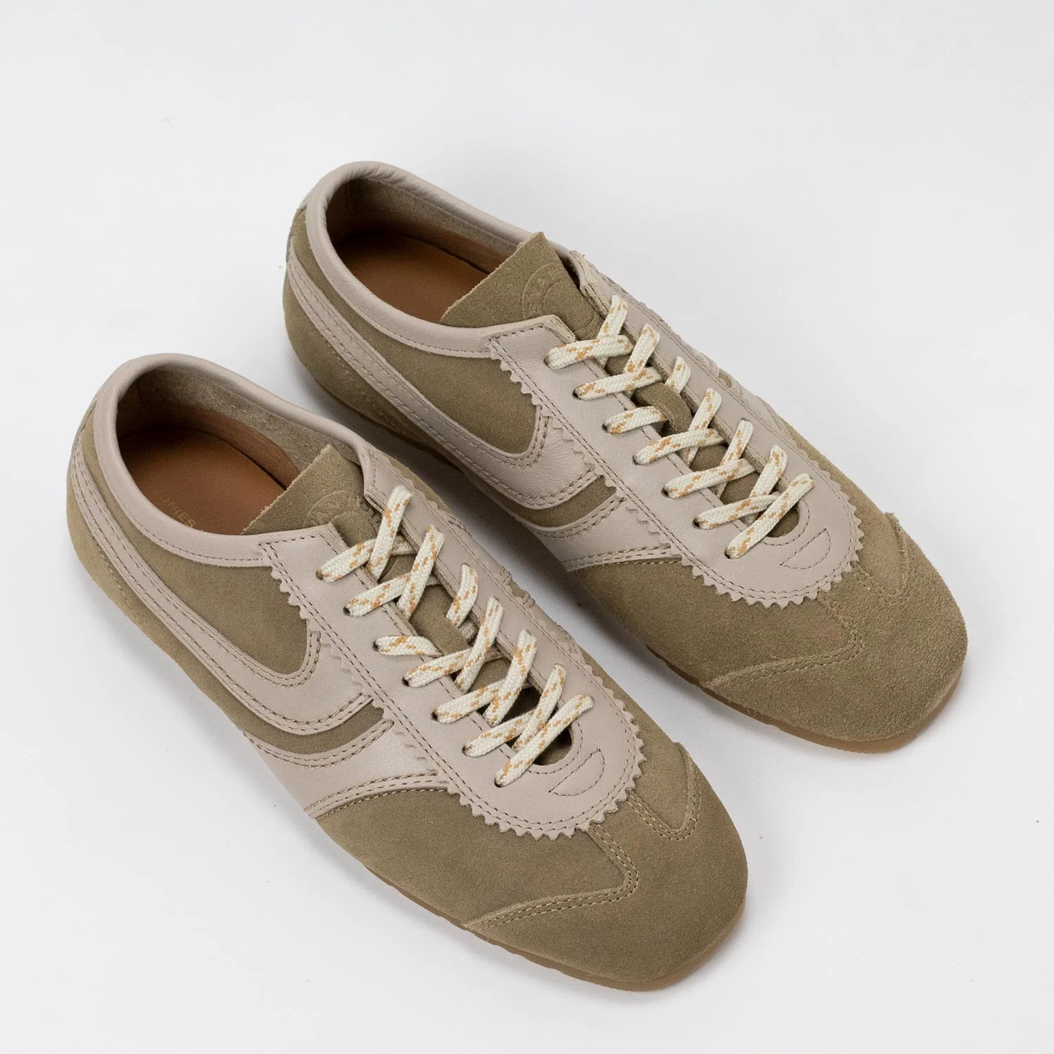 Dries Van Noten SUEDE SNEAKERS, Beige - Image 4