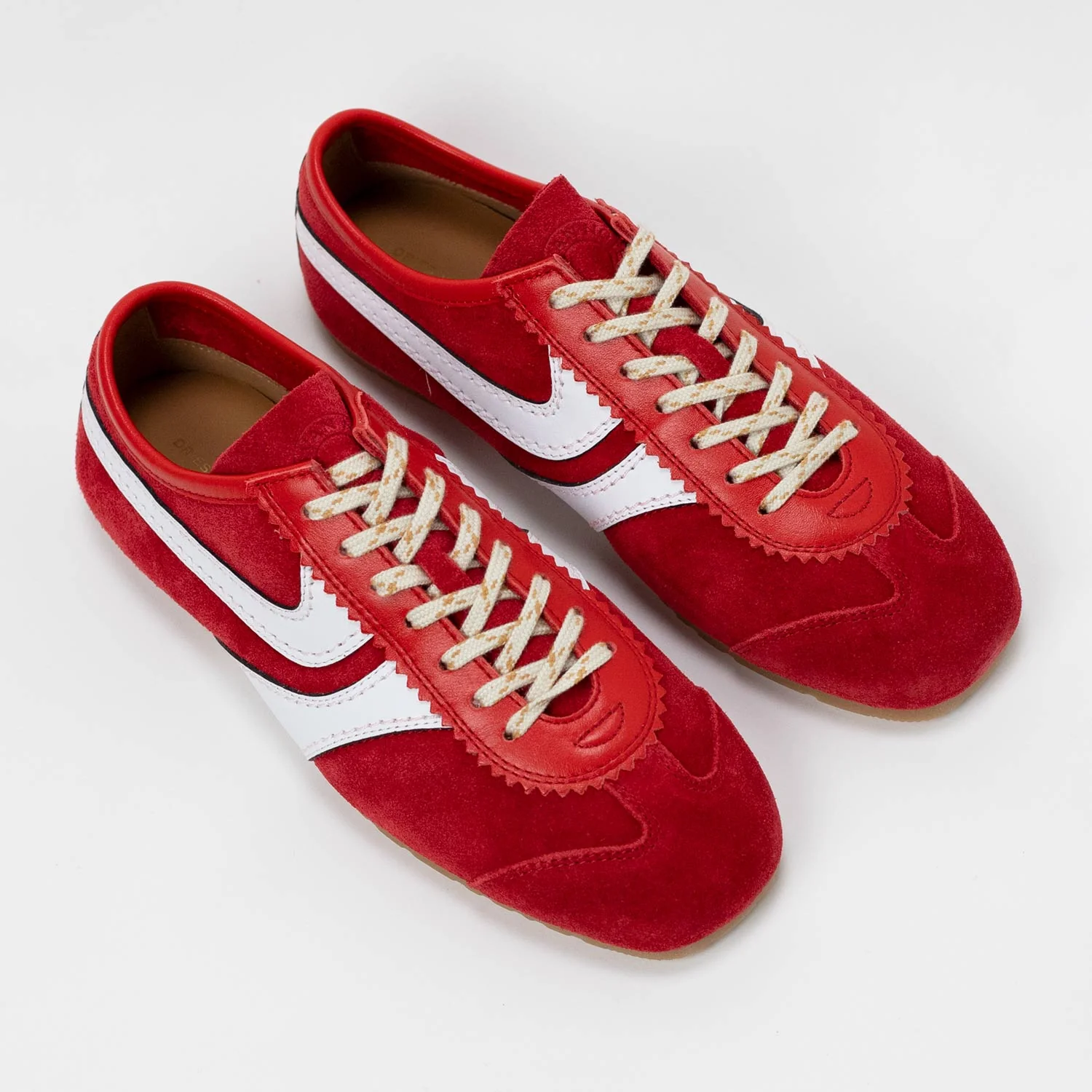 Dries Van Noten SUEDE SNEAKERS, Red - Image 3