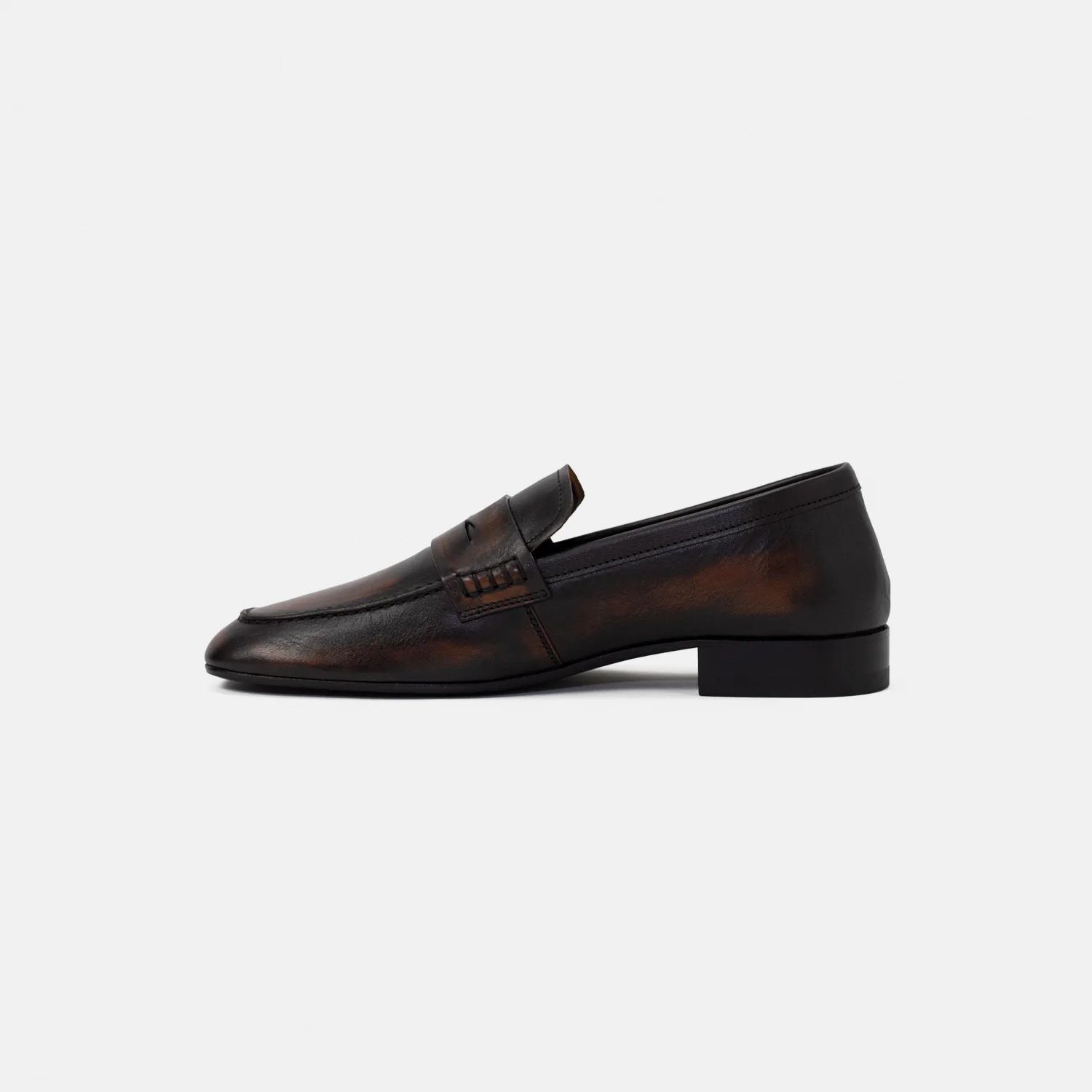 Dries Van Noten WS261-1700 LEATHER LOAFERS, Tan - Image 3