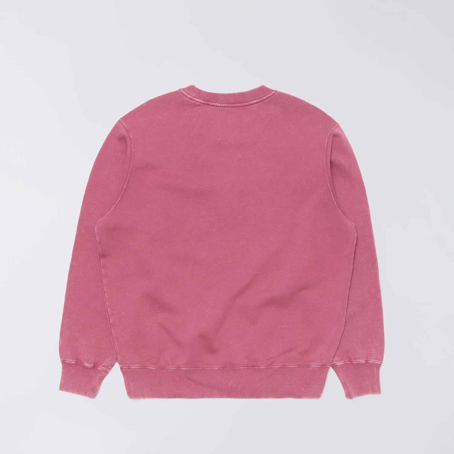 Edwin AXIOM CREW SWEATSHIRT, Red Plum Marble Fade Out - Image 2