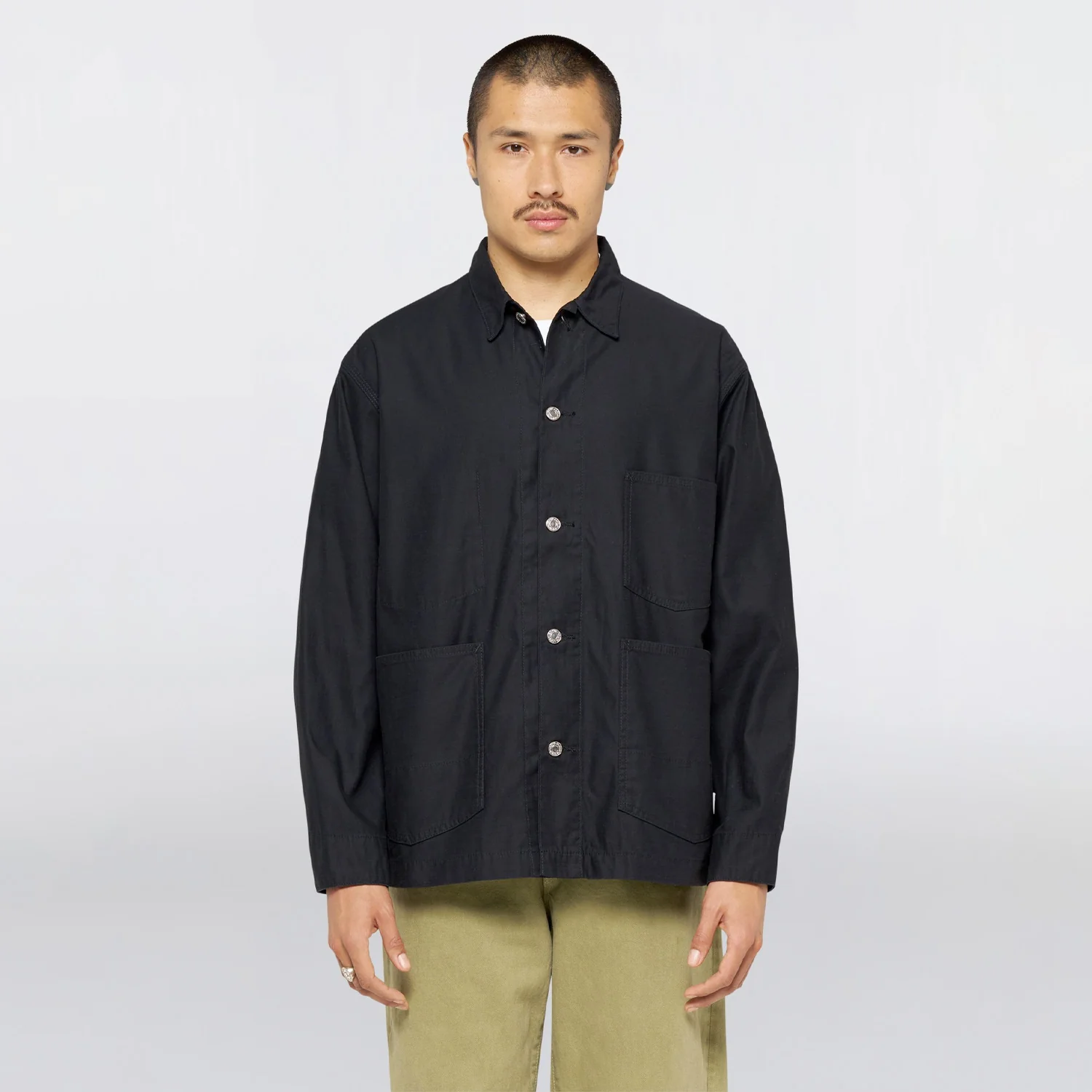 Edwin COVERALL, Washed Black - Image 3