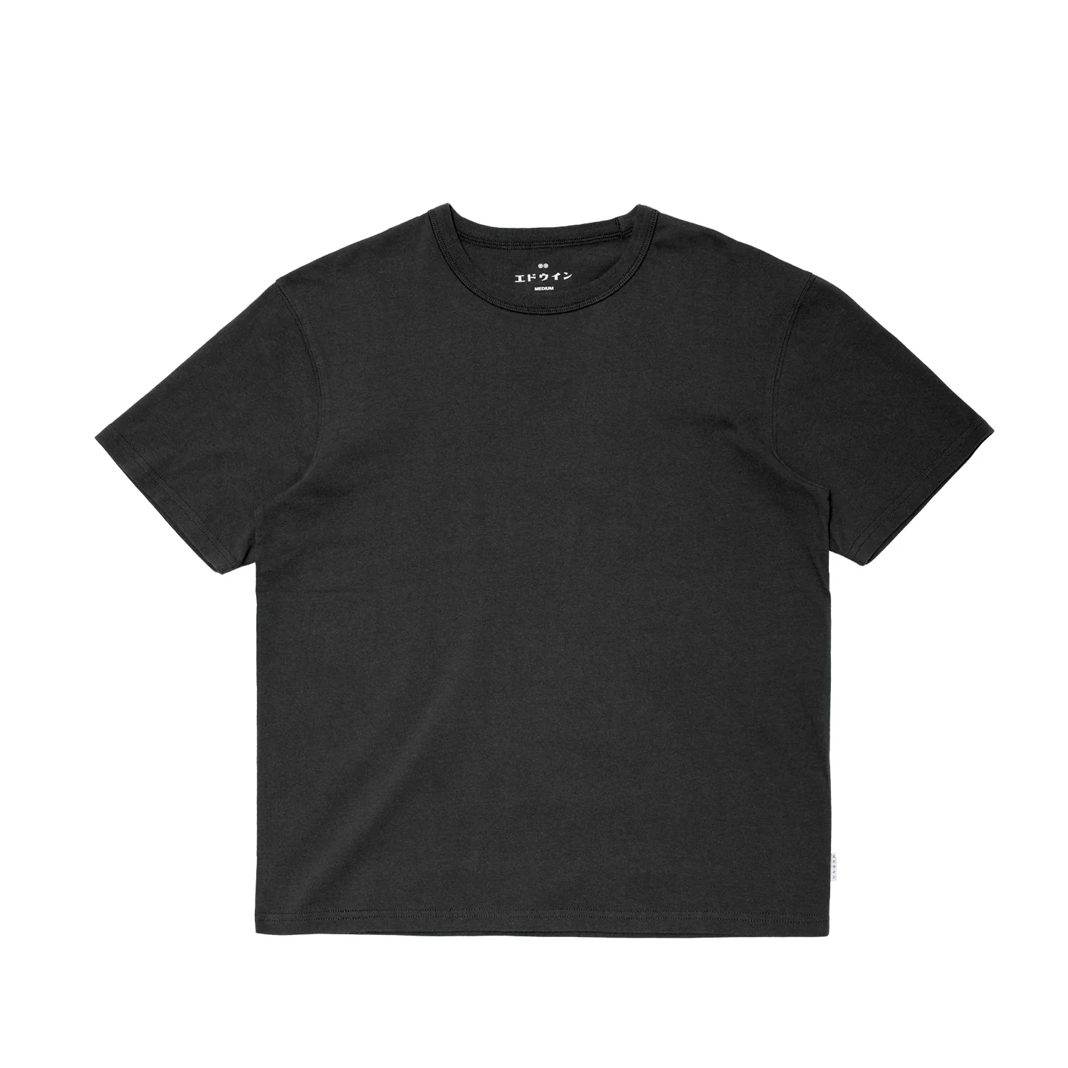 Edwin REGULAR BASIC T-SHIRT, Washed Black