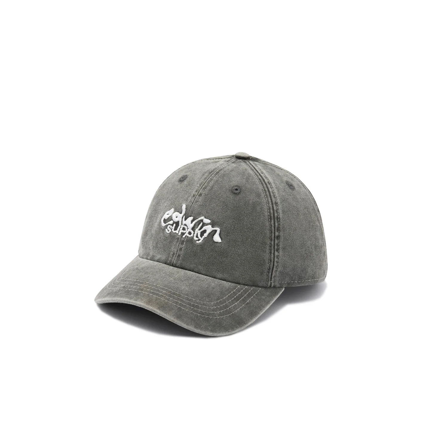 Edwin SOFT WASHED 6 PANEL CAP, Black