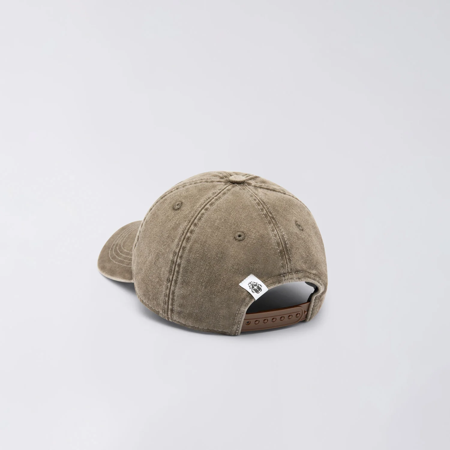 Edwin SOFT WASHED 6 PANEL CAP, Brown - Image 2