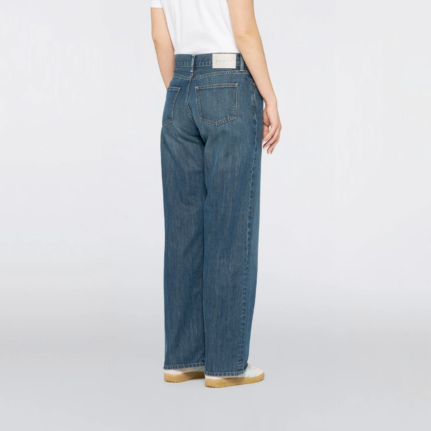 Edwin W' LEXIE PANT, Blue Diopside Wash - Image 4