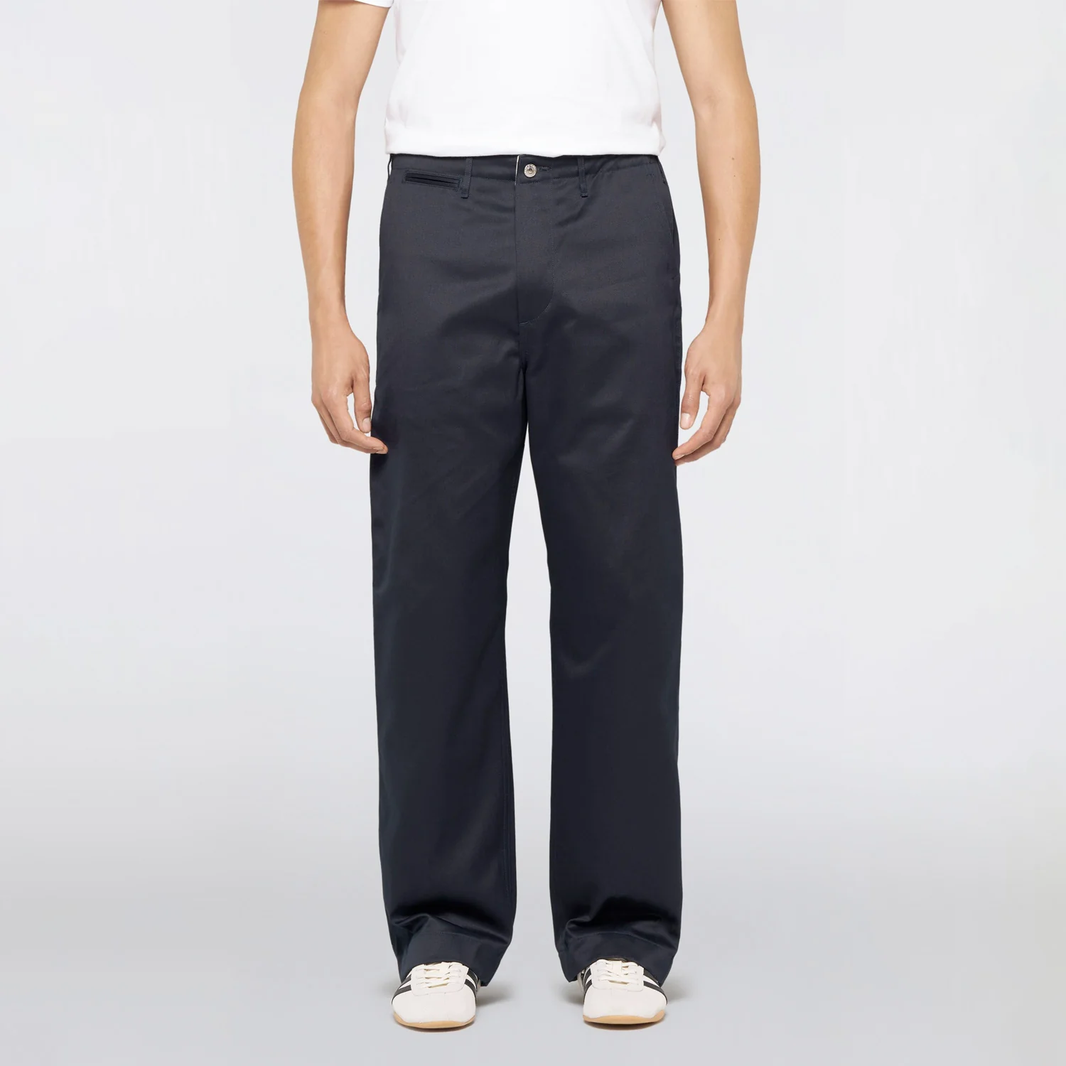 Edwin WIDE TROUSERS, Navy Unwashed - Image 3