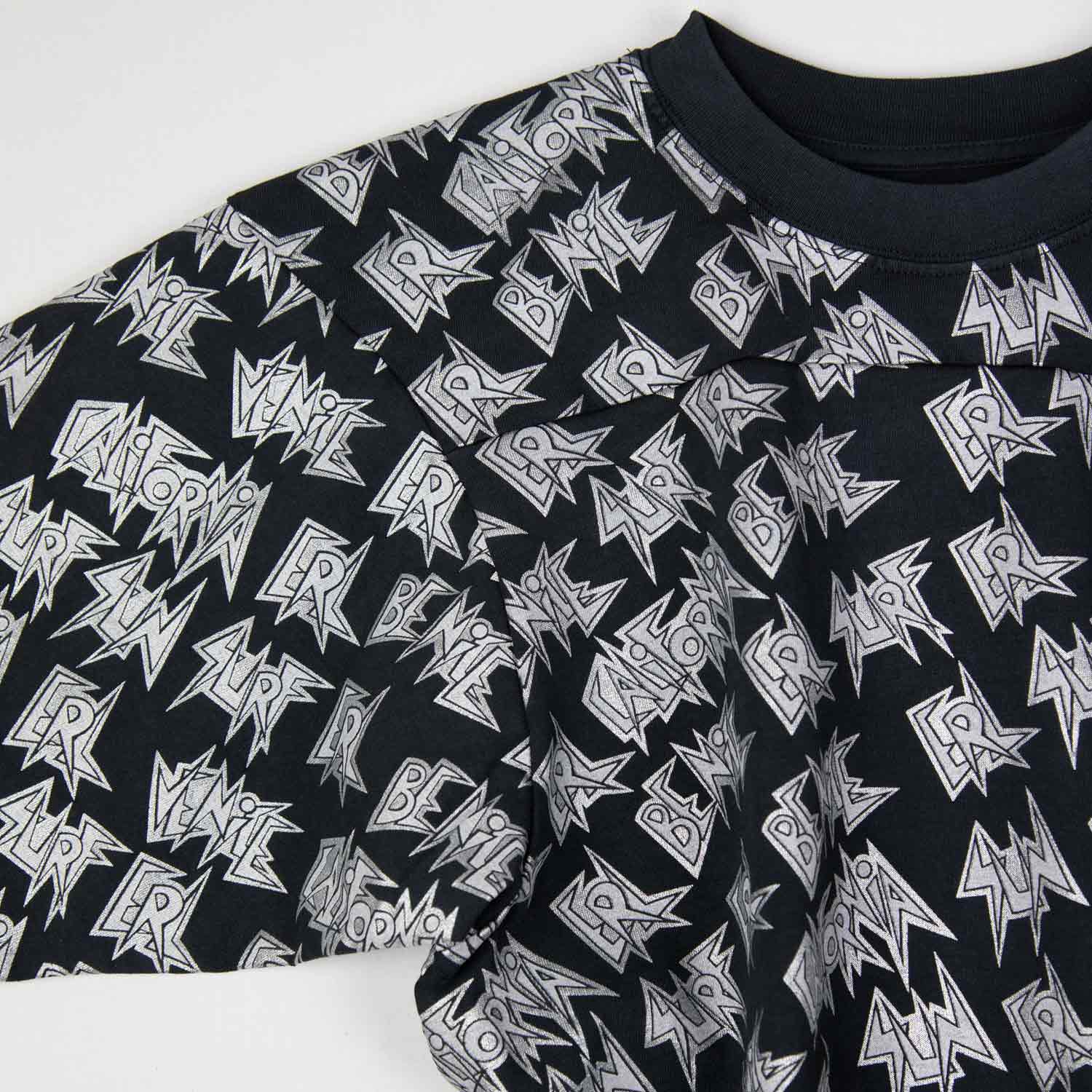ERL PRINTED LONGSLEEVE T-SHIRT, Black - Image 3