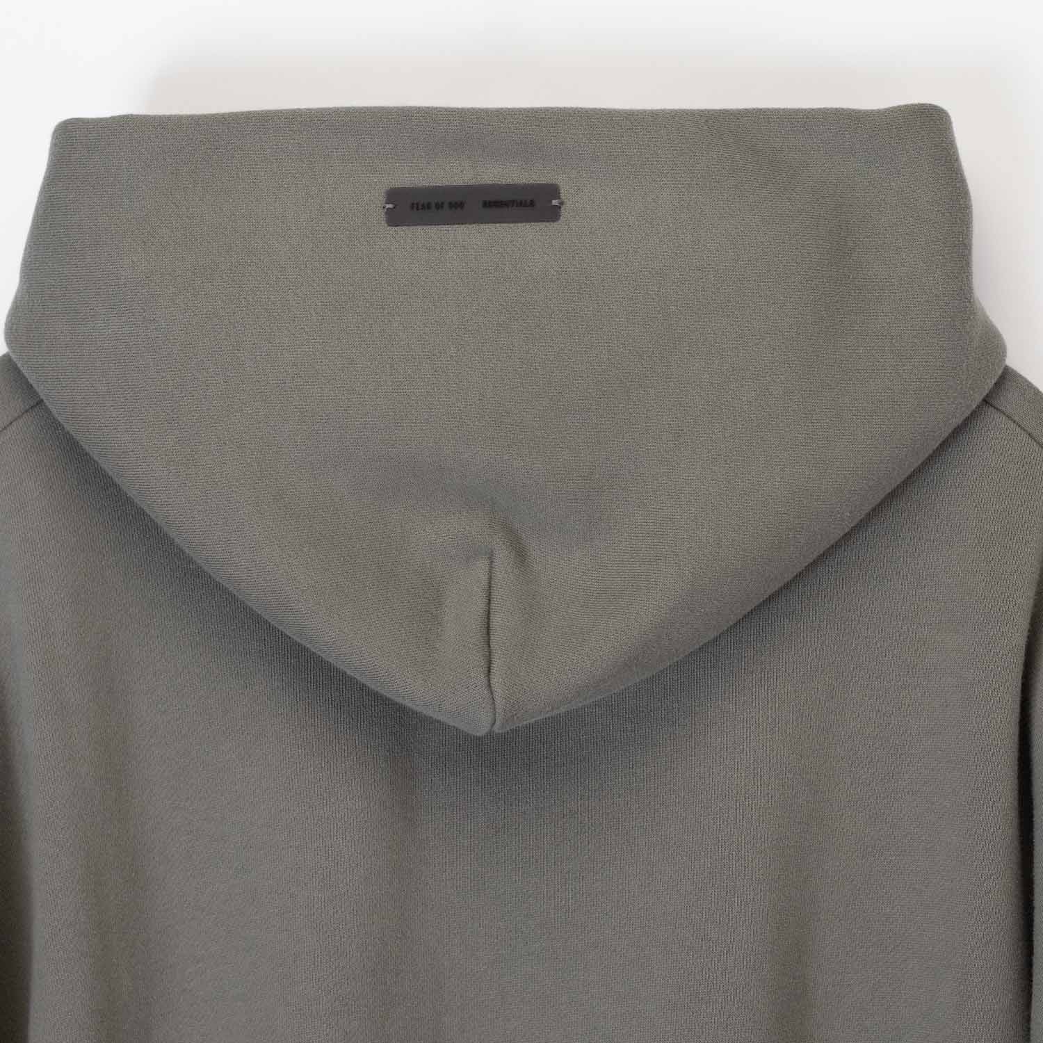 Fear of God ESSENTIALS 90'S FIT HOODIE, Moss - Image 3
