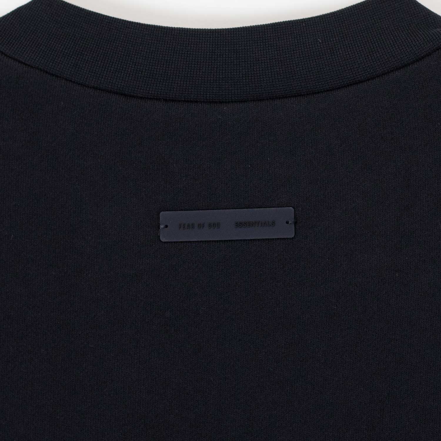 Fear of God ESSENTIALS 90'S FIT SWEATSHIRT, Jet Black - Image 4