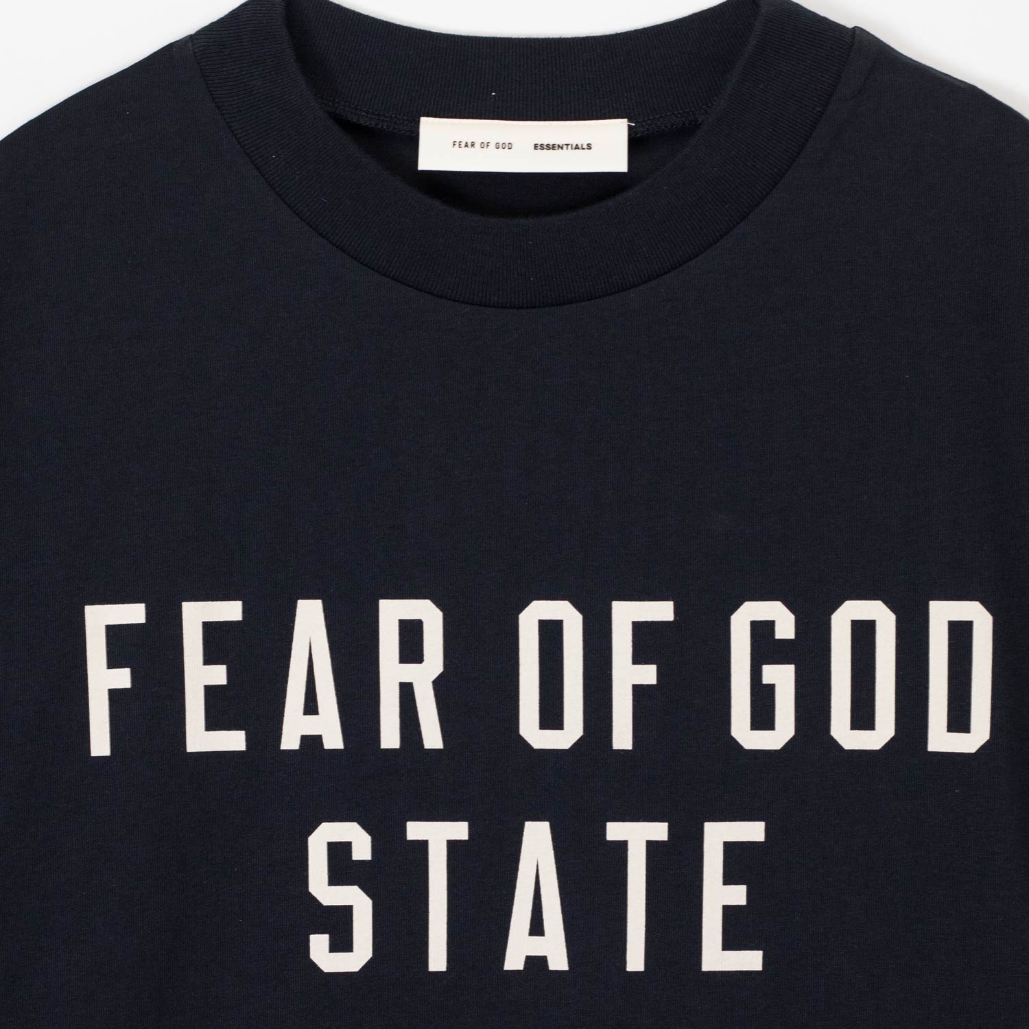 Fear of God ESSENTIALS 90'S FIT T-SHIRT, Jet Black - Image 2
