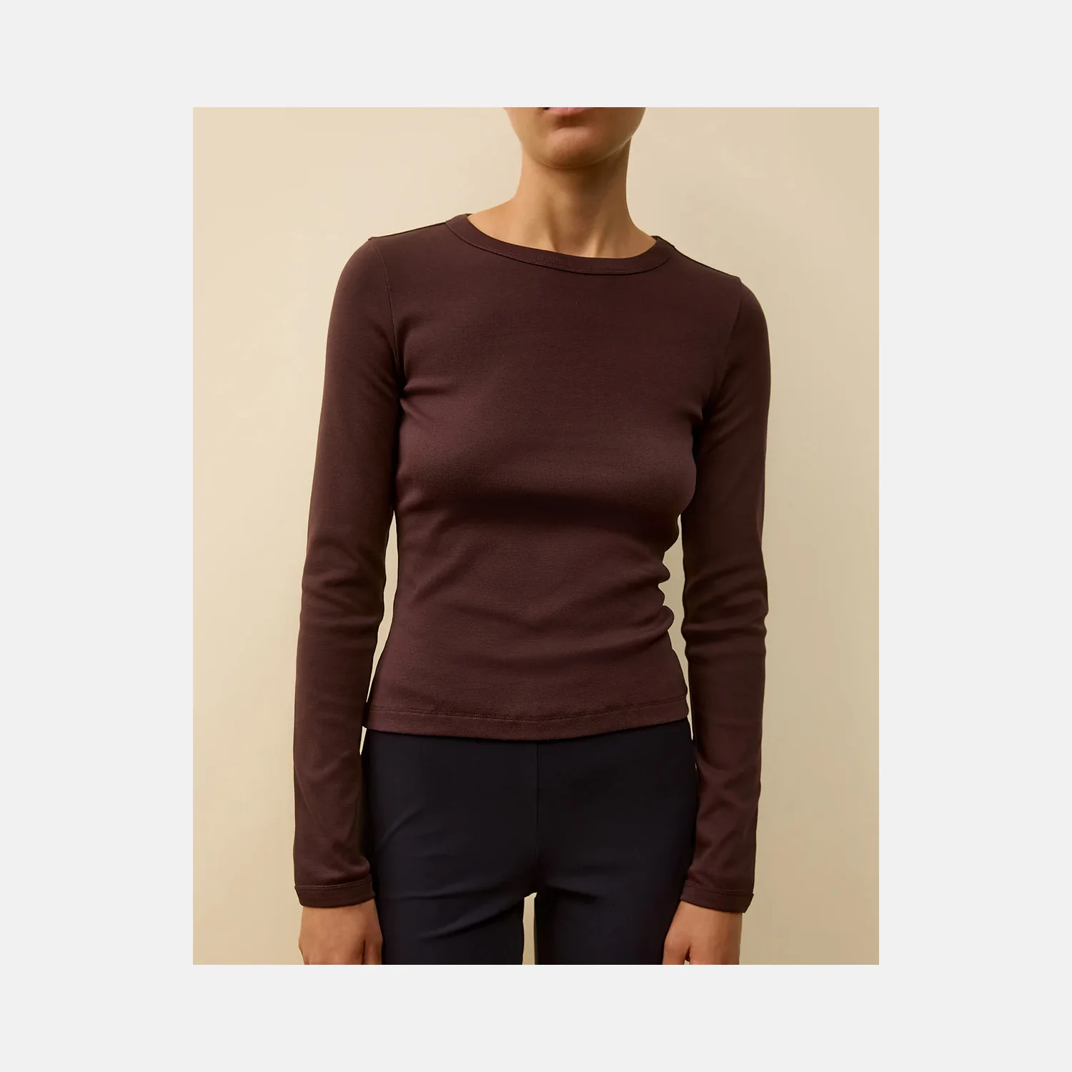 Flore Flore MAX TEE, Choco Plum - Image 3
