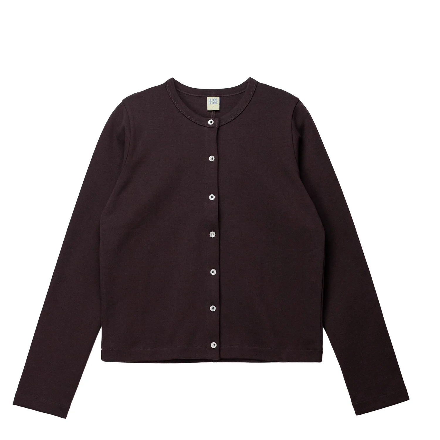 Flore Flore POPPY CARDIGAN, Choco Plum