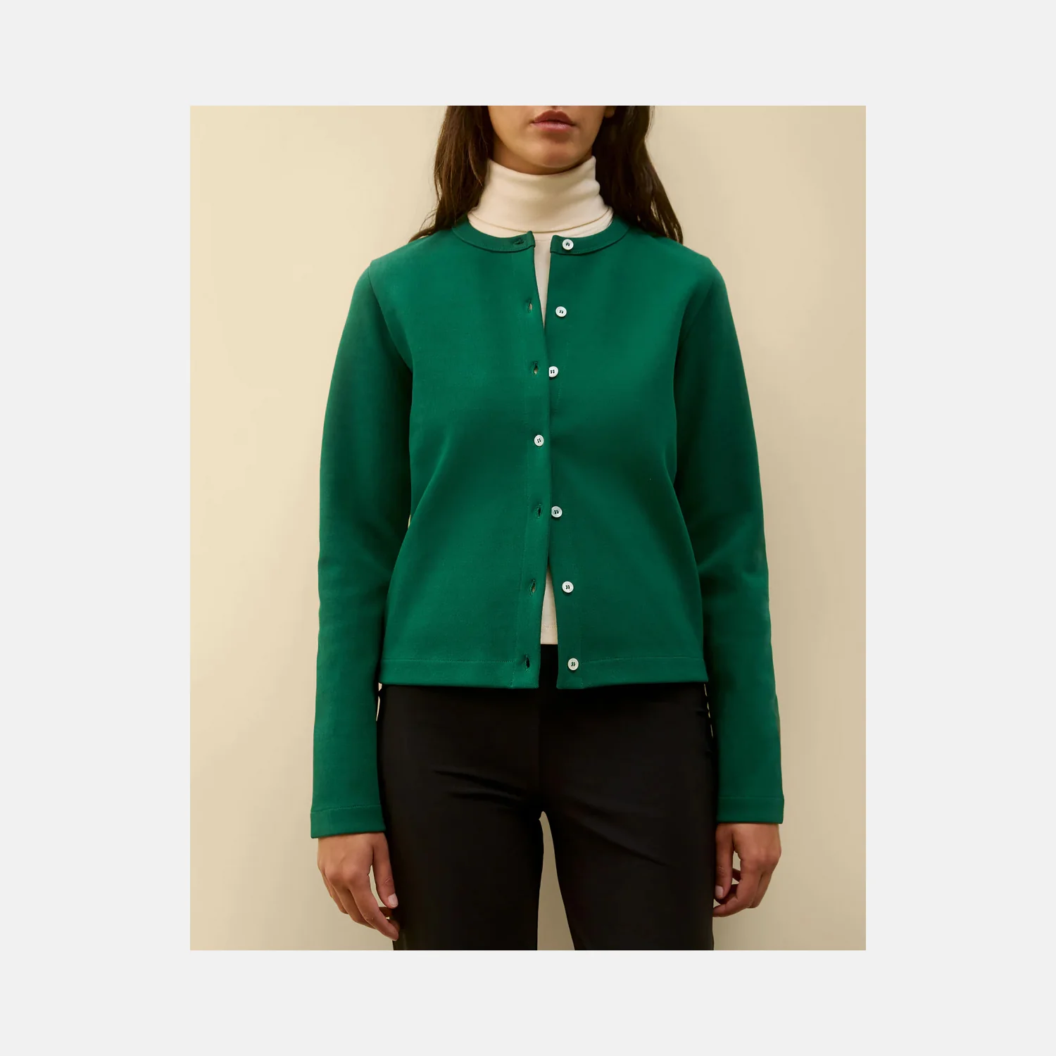 Flore Flore POPPY CARDIGAN, Evergreen - Image 4