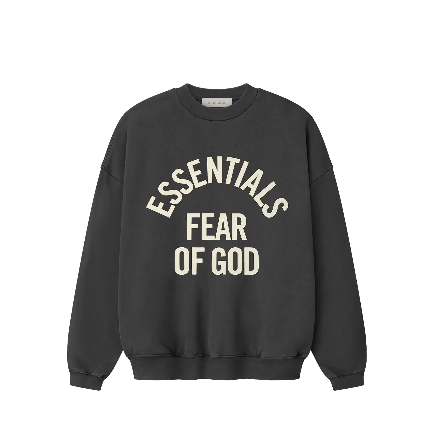 Fear of God ESSENTIALS CAMPUS 90'S CREWNECK, Faded Black