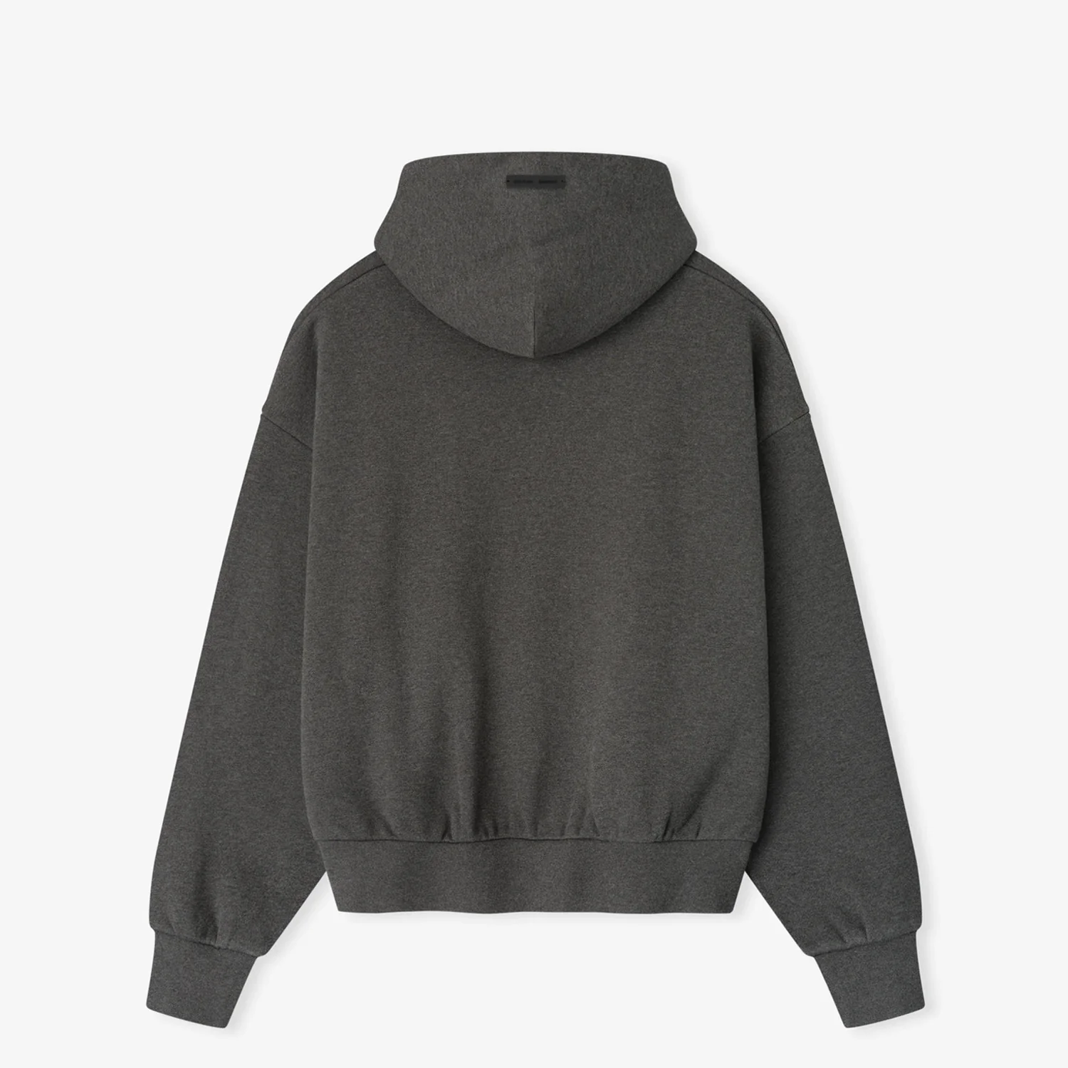 Fear of God ESSENTIALS CLASSIC HOODIE, Charcoal Heather - Image 2