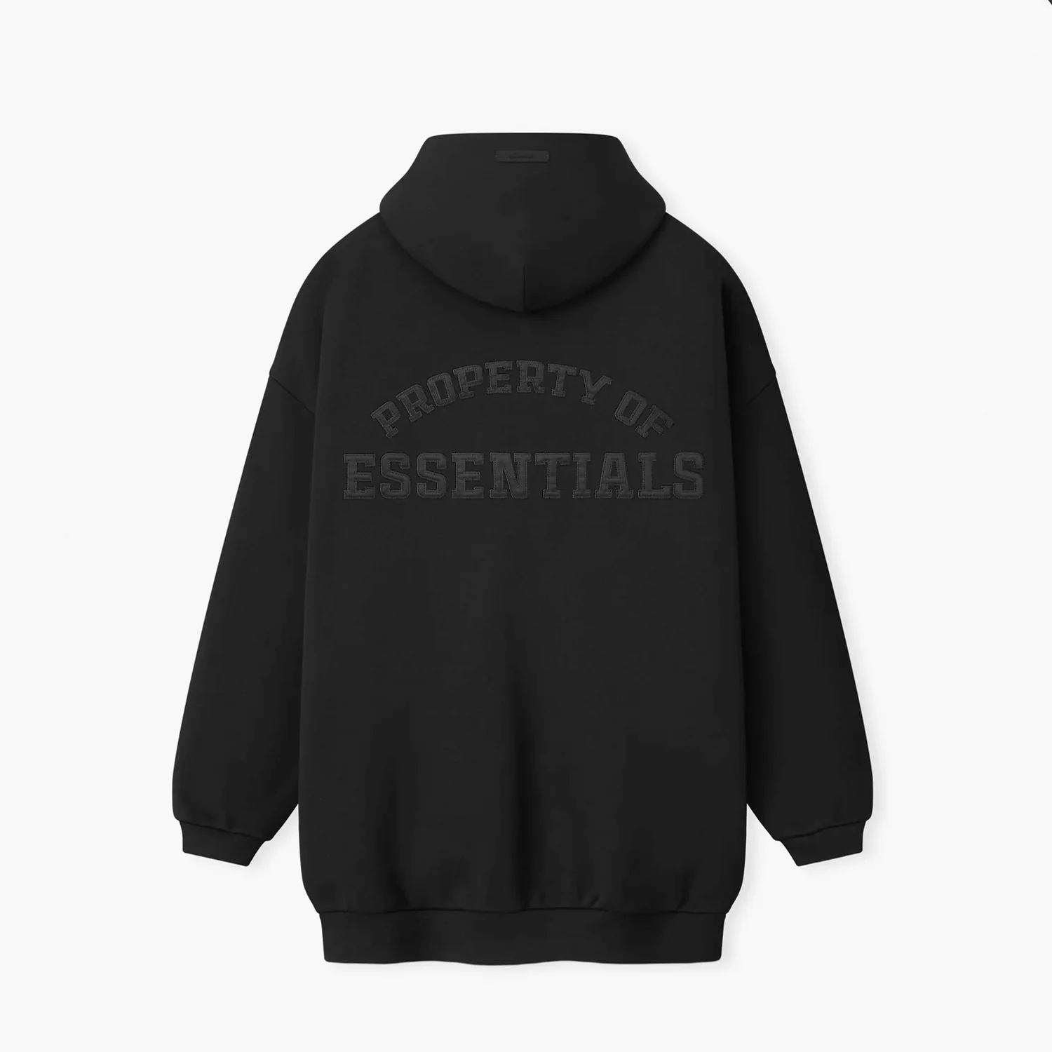 Fear of God ESSENTIALS PROPERTY LOUNGE LONG ZIP, Black - Image 2