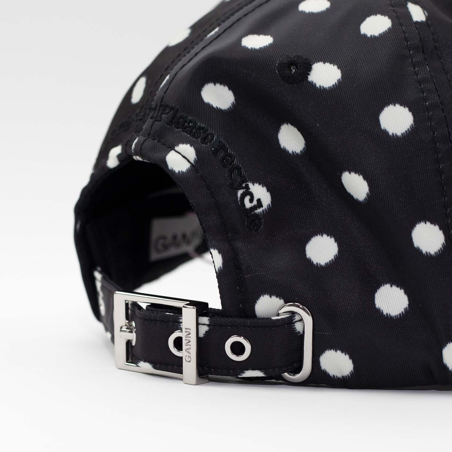 PRINTED NYLON CAP, Black - Image 3