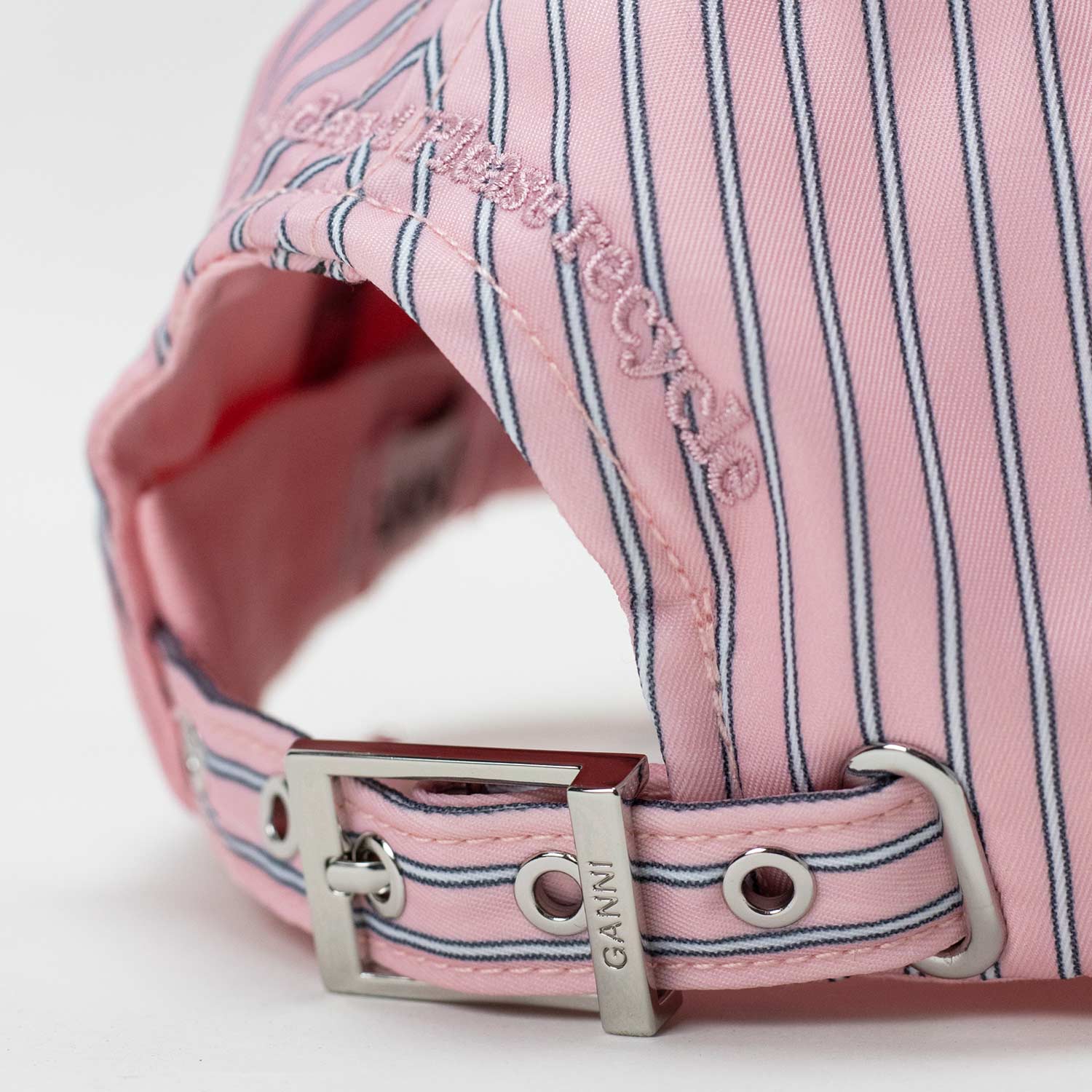 Ganni PRINTED NYLON CAP, Cameo Pink - Image 2