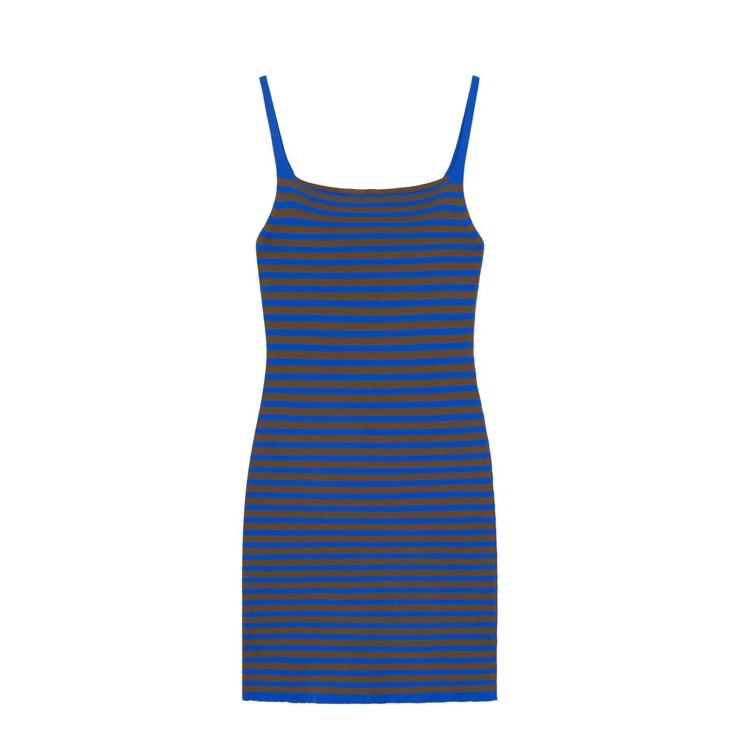 Gimaguas CAMU MINI DRESS, Brown/Blue