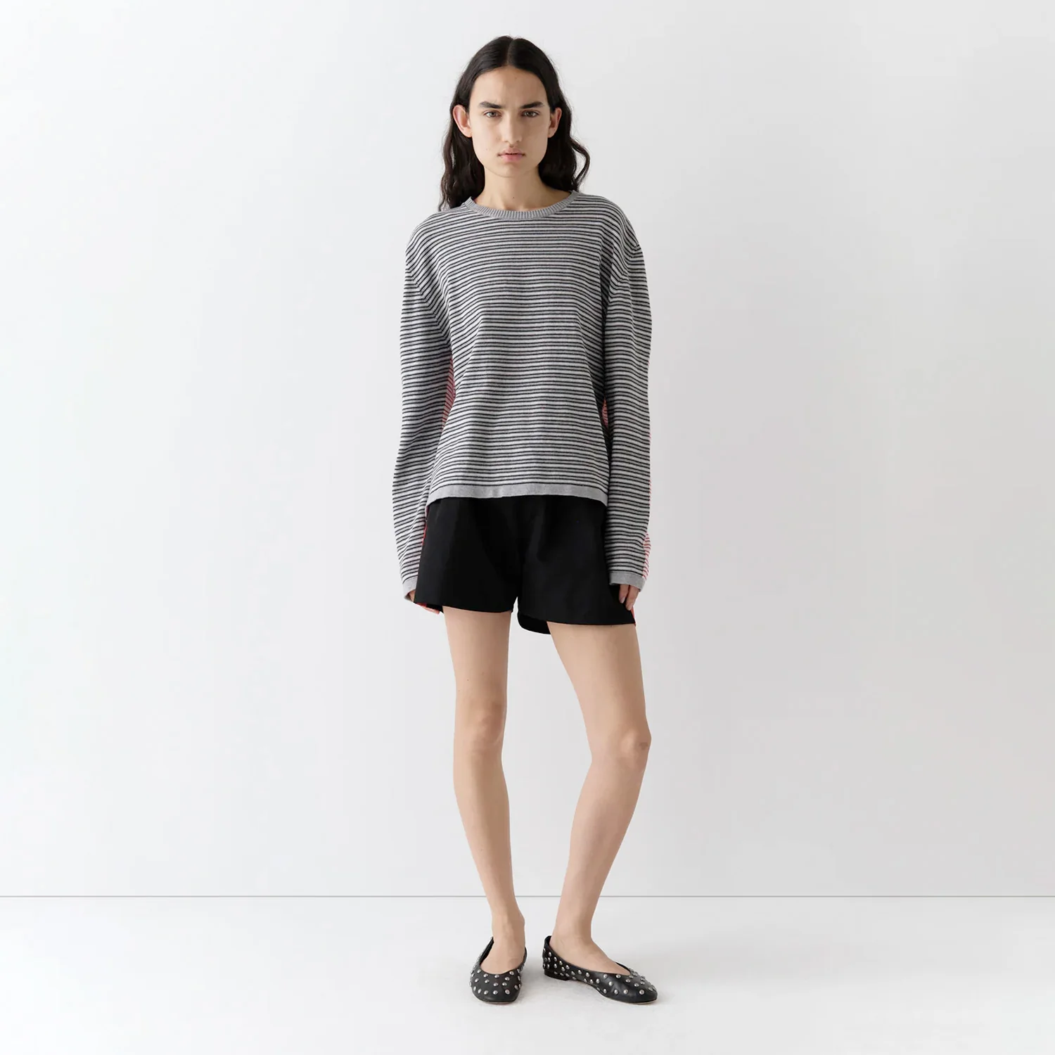 Gimaguas PABLO STRIPES JUMPER, Grey-Pink - Image 2