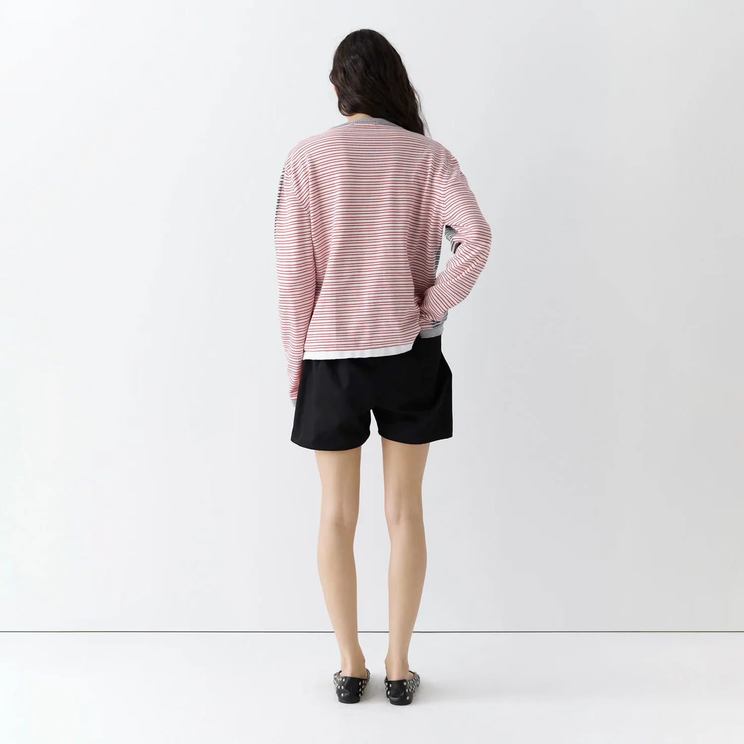 Gimaguas PABLO STRIPES JUMPER, Grey-Pink - Image 3