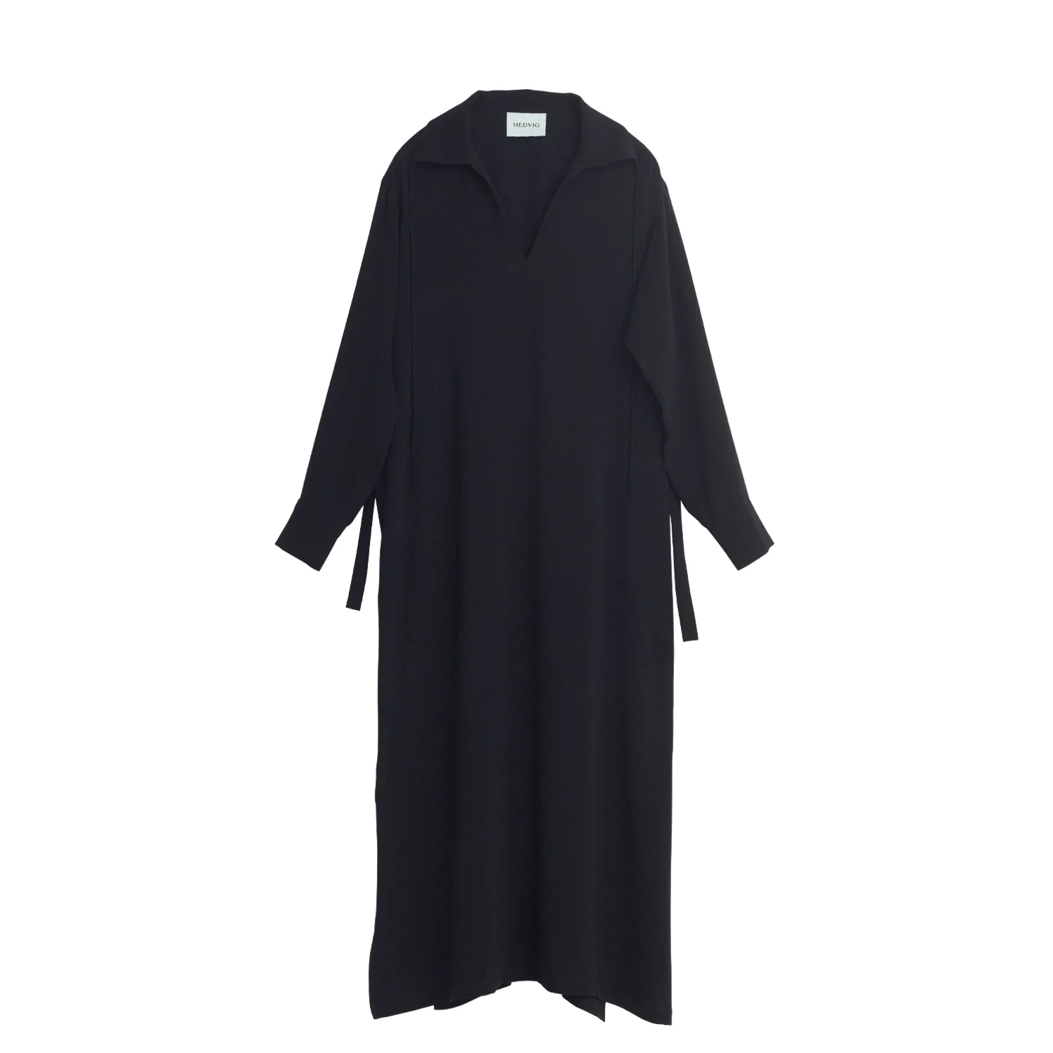Hedvig STRING COLLAR DRESS, Black