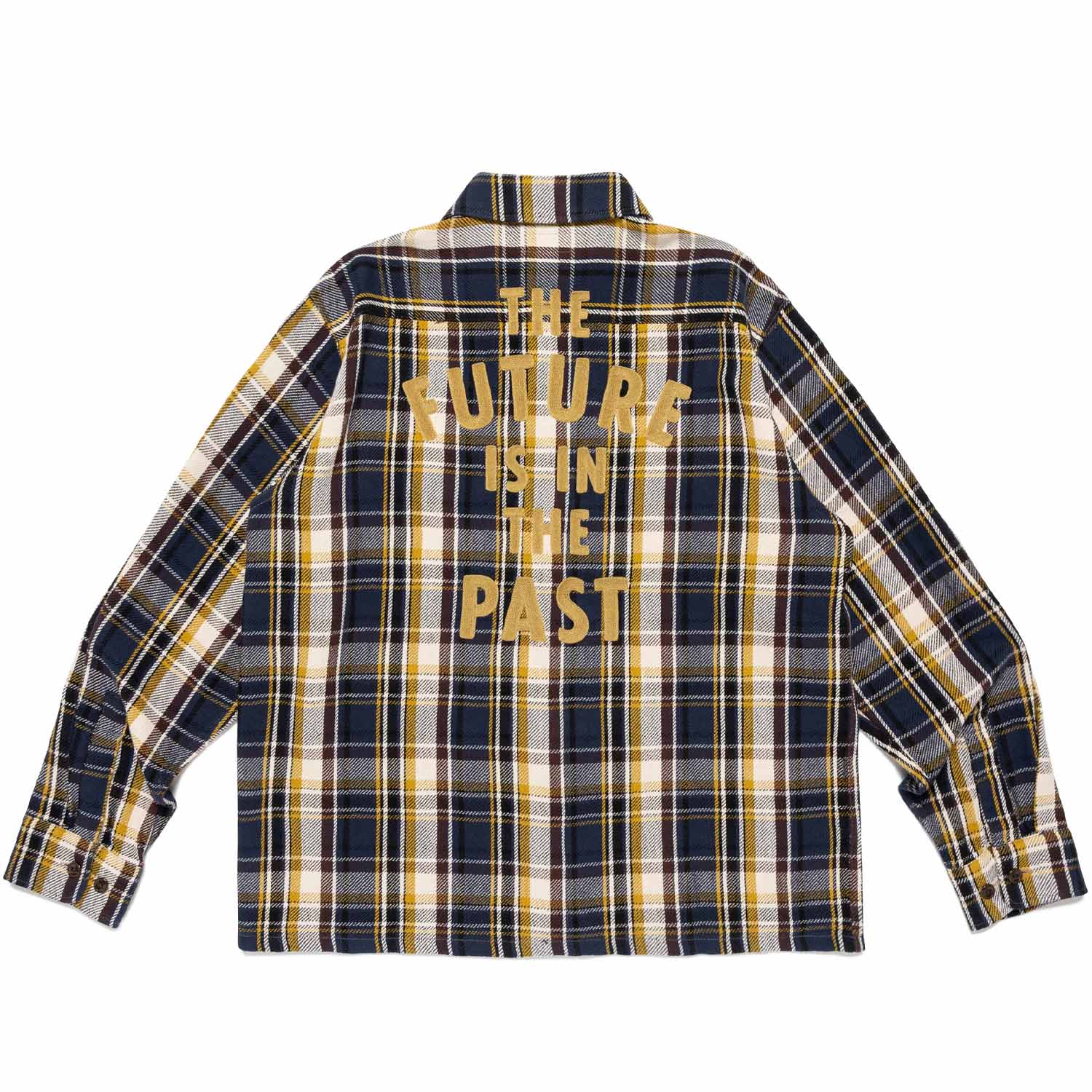Human Made CHECK SHIRT, Navy - Image 2