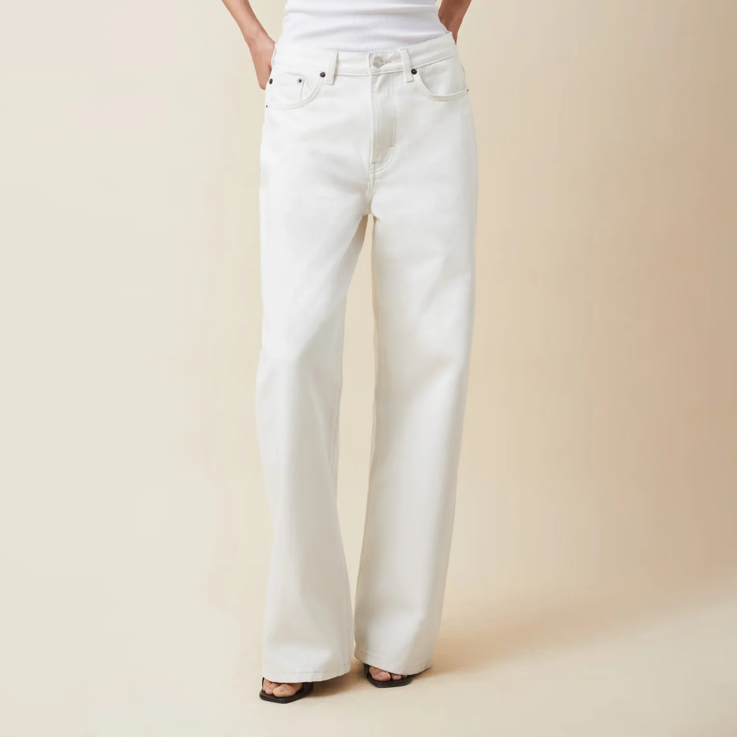Jeanerica BW017 BELEM JEANS, Natural White - Image 2