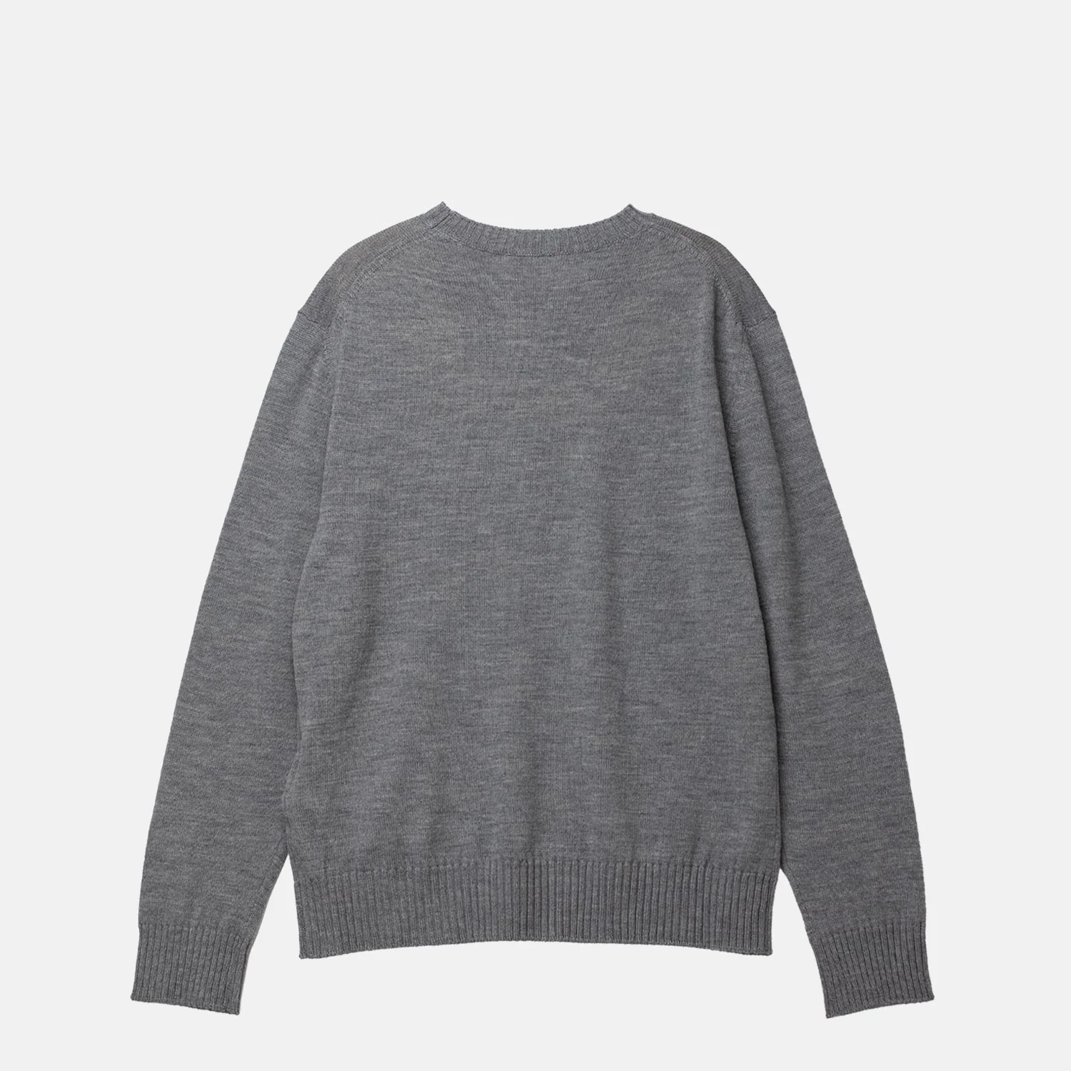 Jil Sander WOOL CREW-NECK SWEATER, London Fog - Image 2