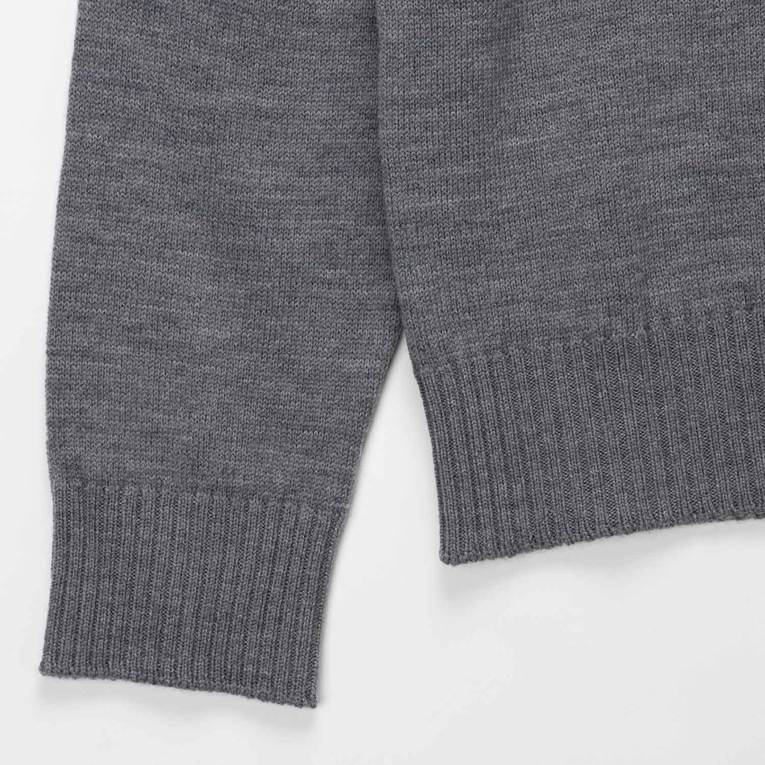 Jil Sander WOOL CREW-NECK SWEATER, London Fog - Image 5
