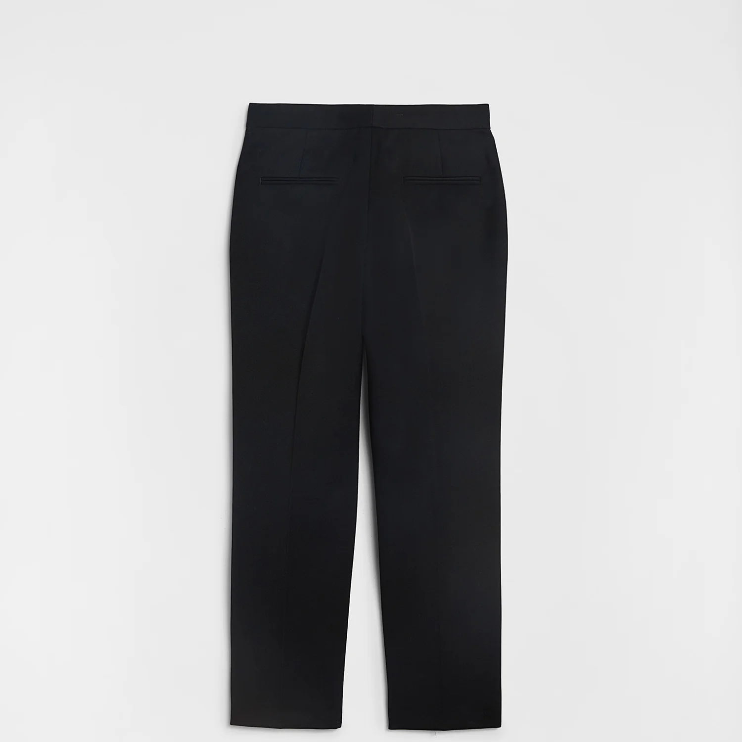 WOOL TAILORED TROUSERS, Black - Image 2