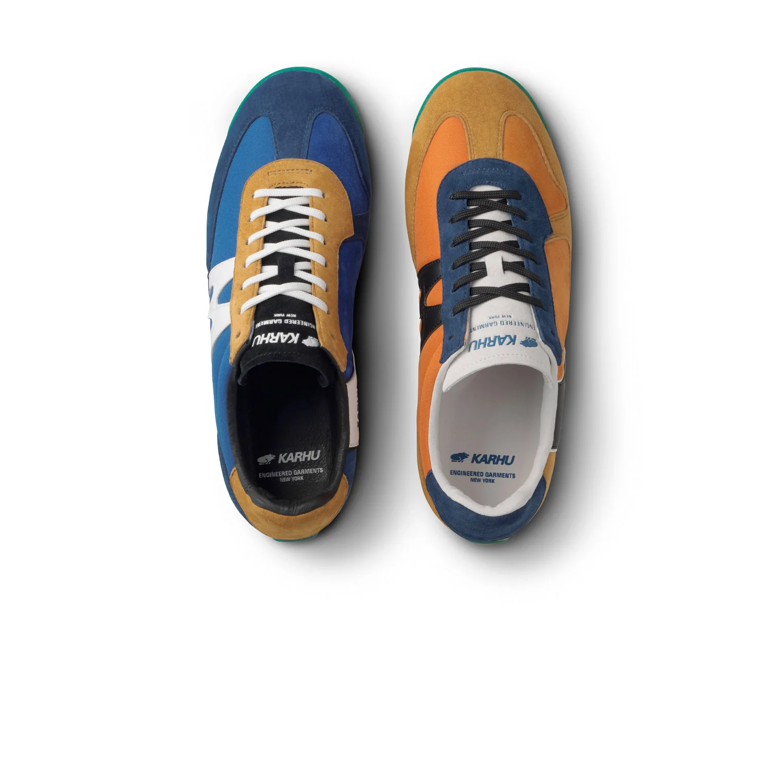 Karhu x ENGINEERED GARMENTS MESTARI SPRINT, Blue/Jaffa Orange - Image 4