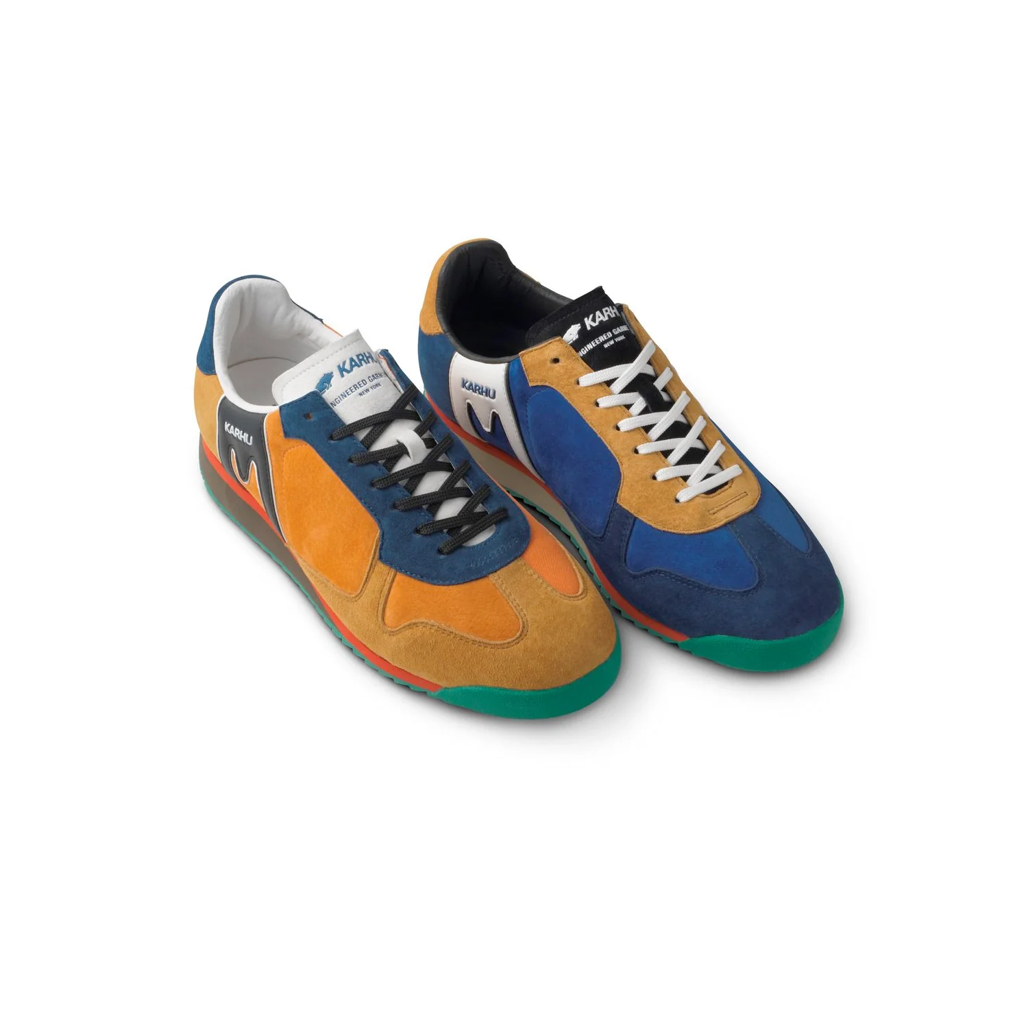 Karhu x ENGINEERED GARMENTS MESTARI SPRINT, Blue/Jaffa Orange - Image 5