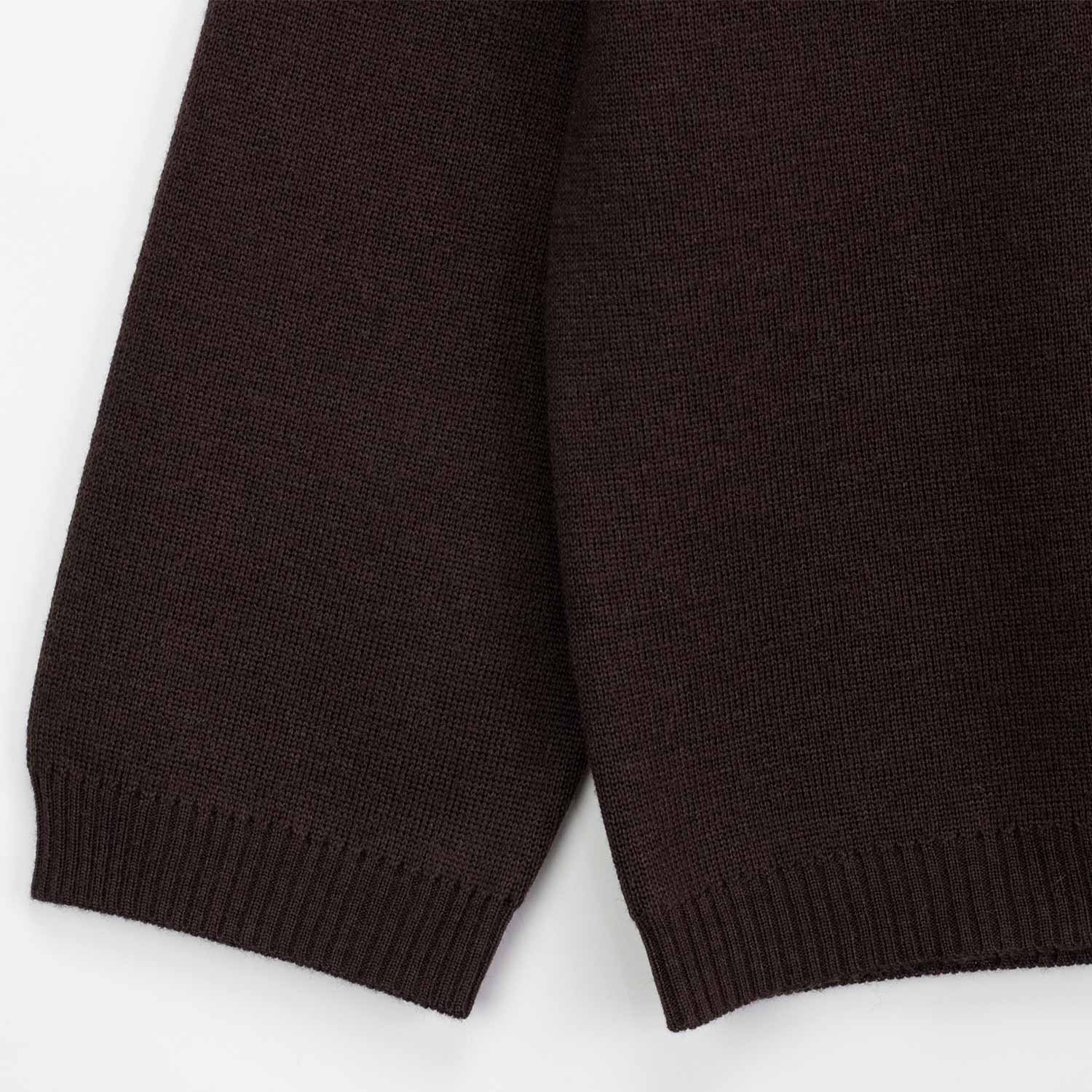 Koivu O-NECK KNIT, Dark Brown - Image 2