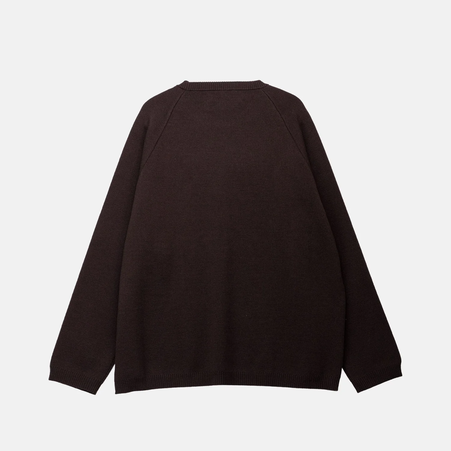 Koivu O-NECK KNIT, Dark Brown - Image 4