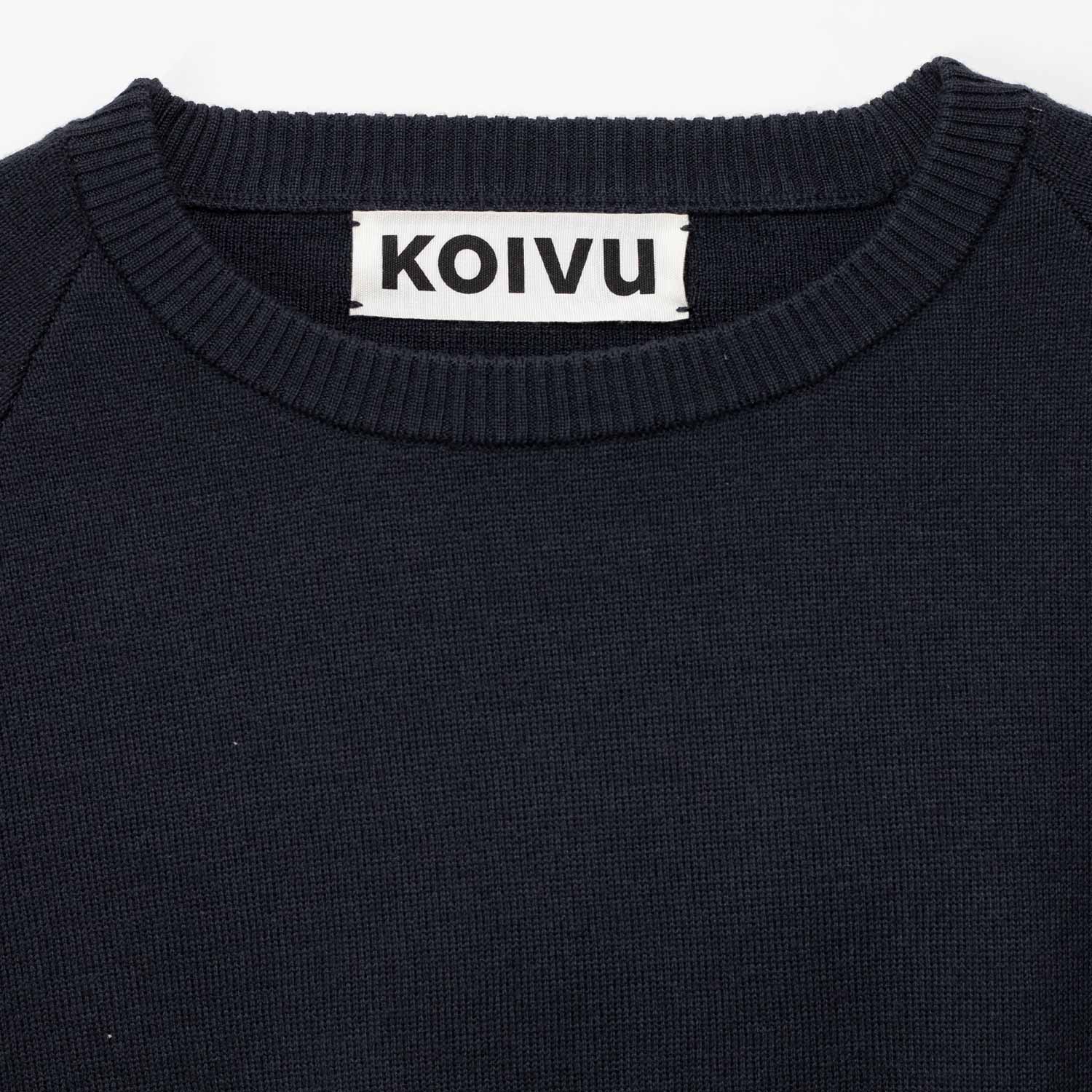 Koivu O-NECK KNIT, Granite Gray - Image 4