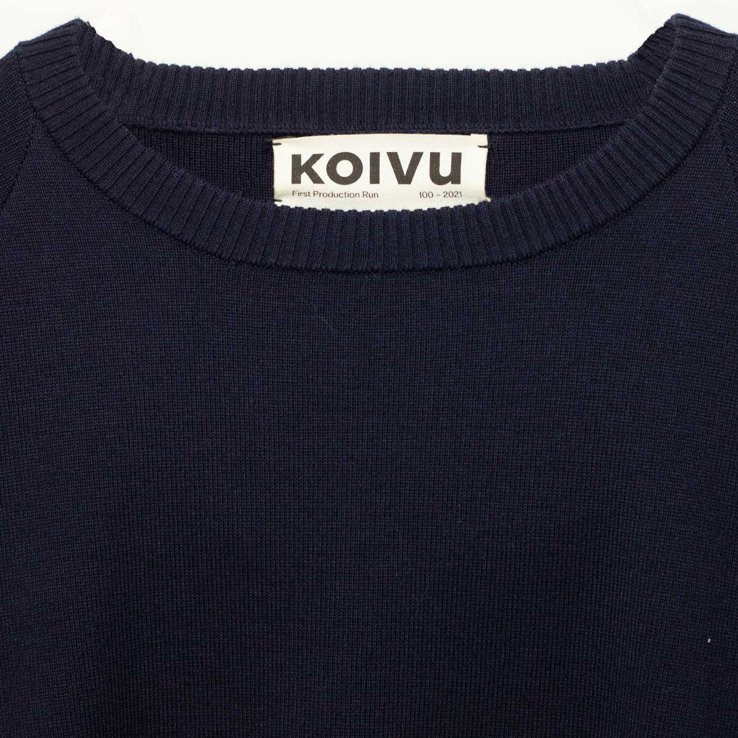 Koivu O-NECK KNIT, Navy - Image 3
