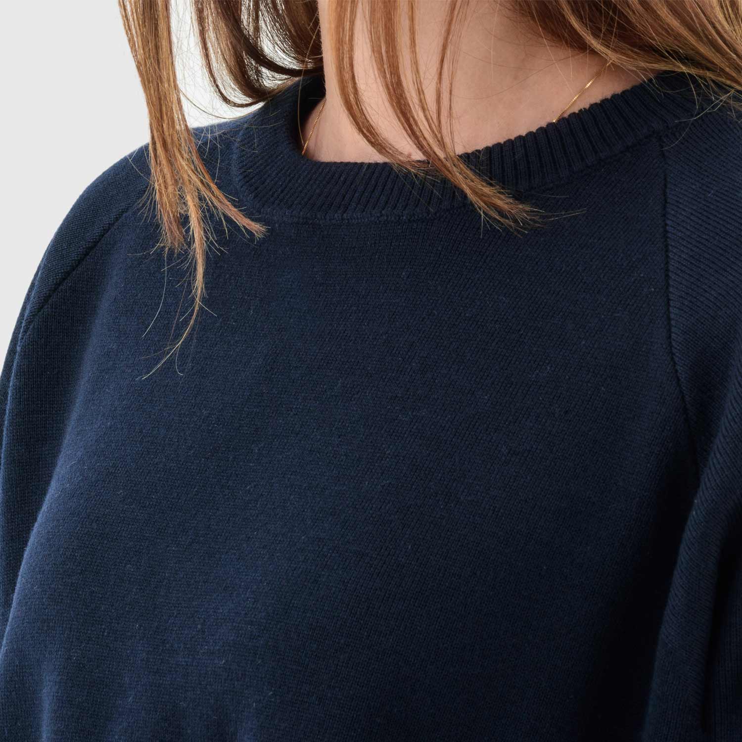 Koivu O-NECK KNIT, Navy - Image 6