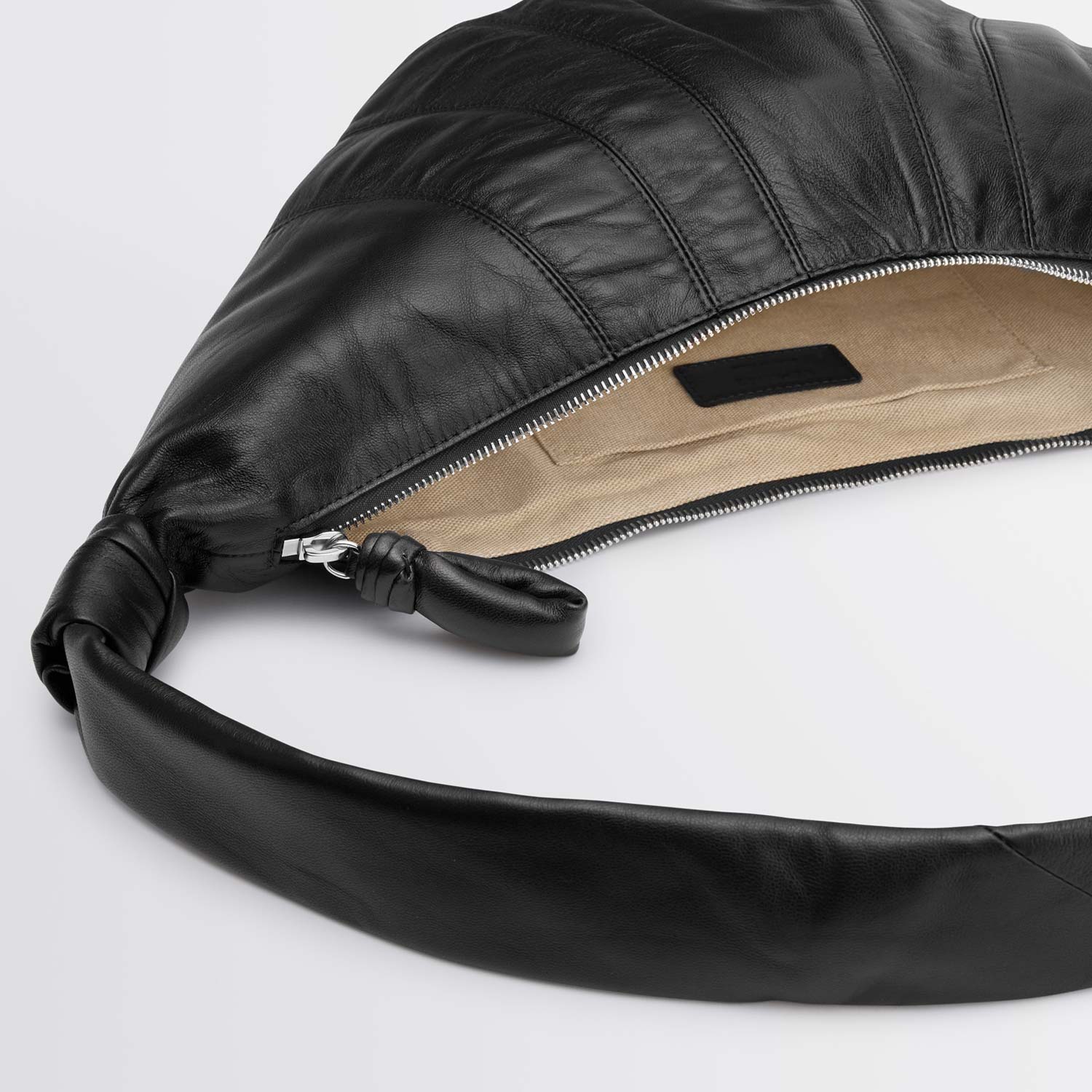 Lemaire MEDIUM CROISSANT BAG, Black - Image 2