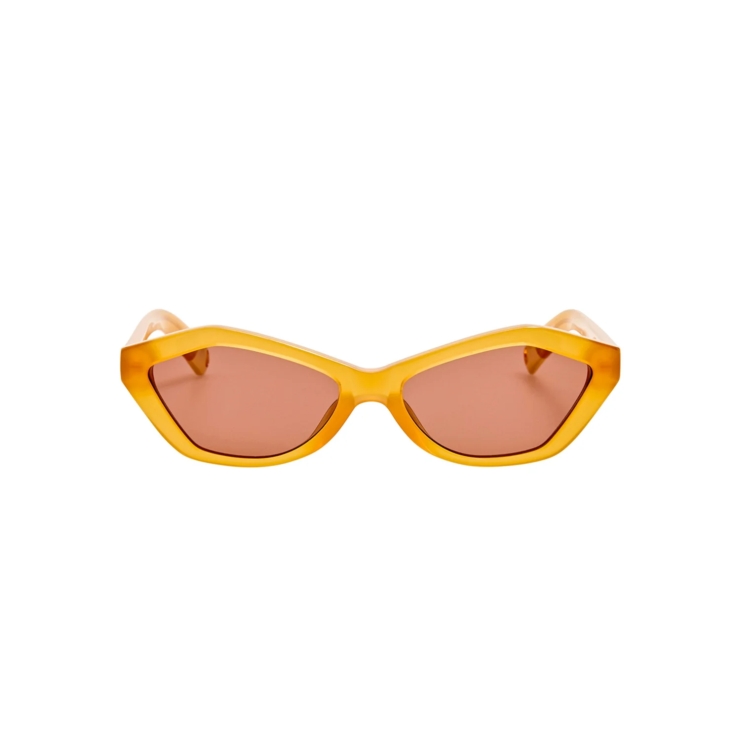 Linda Farrow X Jacquemus BAMBINO SUNLASSES, Caramel