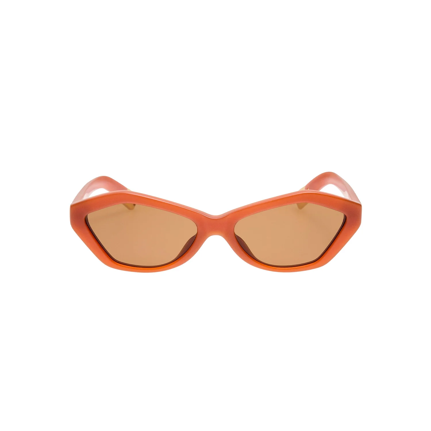 Linda Farrow X Jacquemus BAMBINO SUNLASSES, Metallic Coffee
